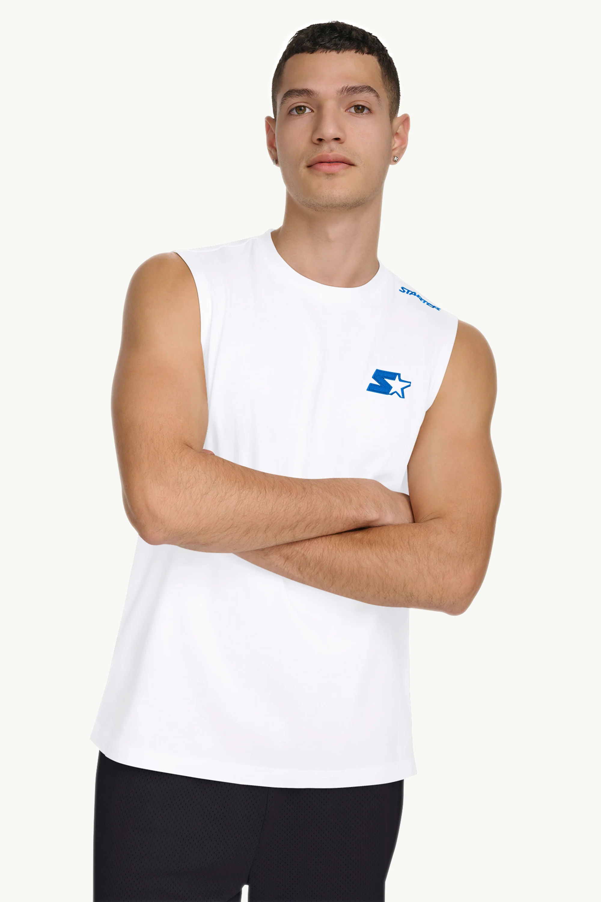 MENS STARTER SLEEVELESS T SHIRT