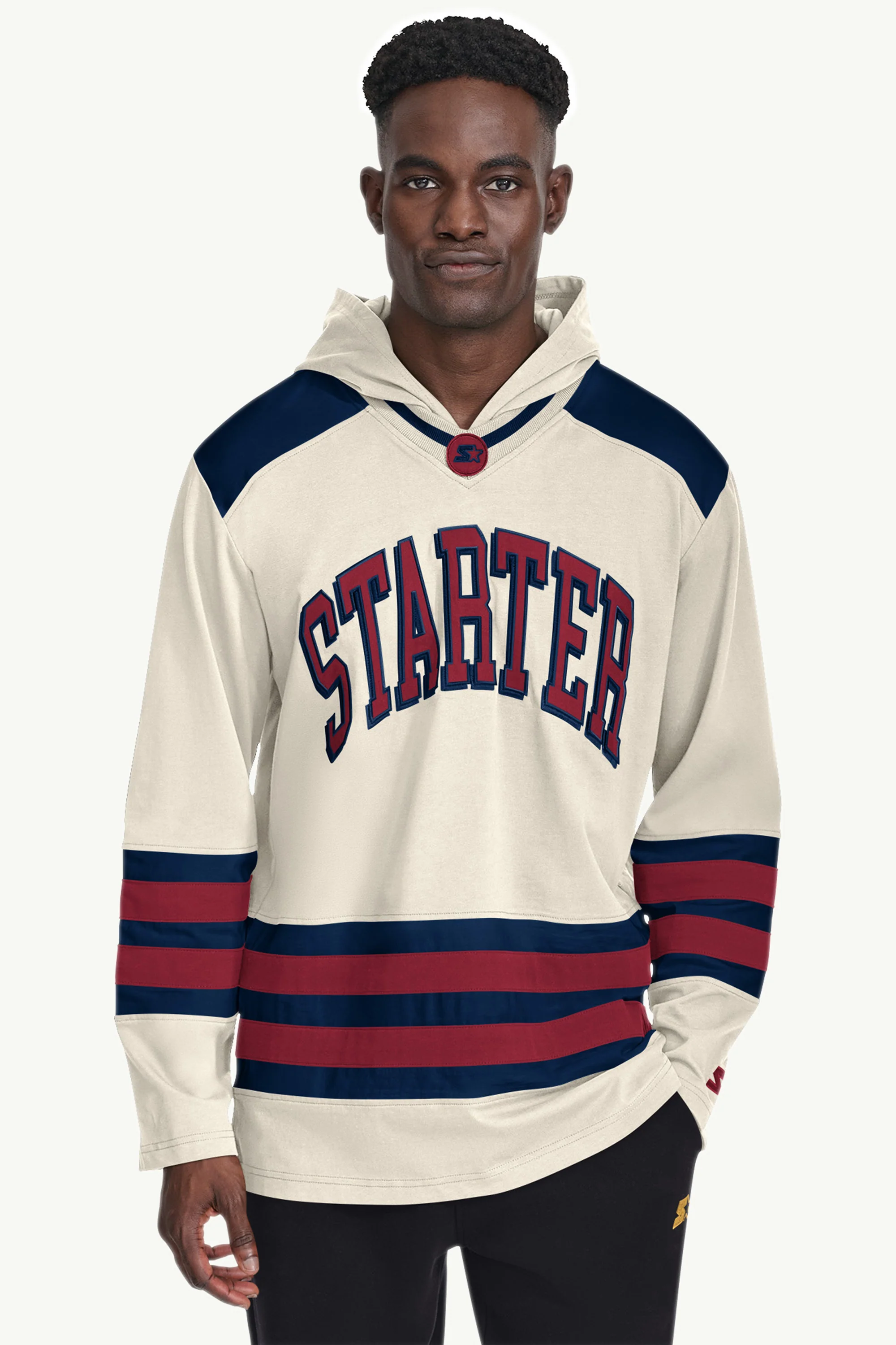 MENS STARTER HOODED HOCKEY JERSEY