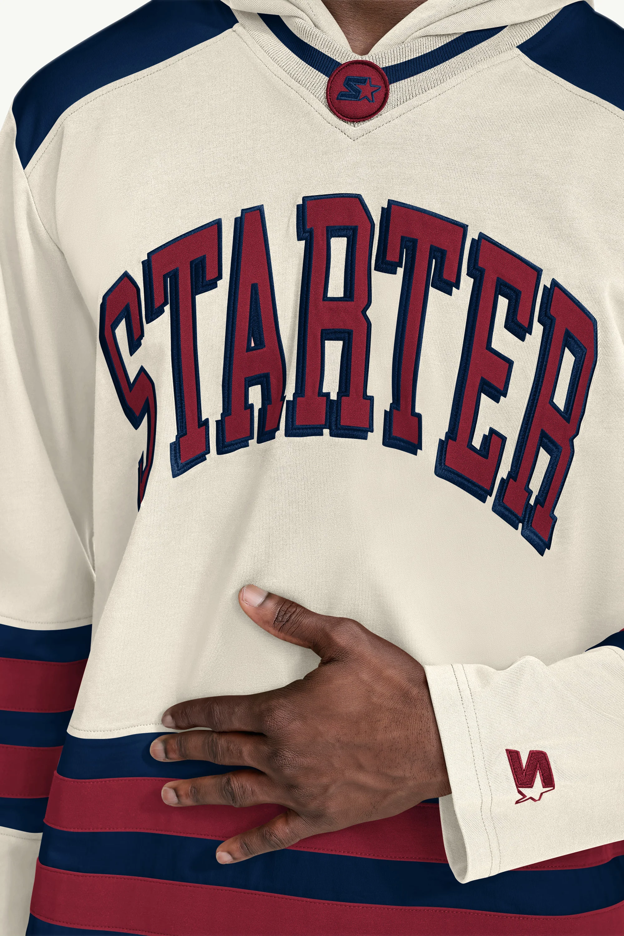 MENS STARTER HOODED HOCKEY JERSEY - Image 4