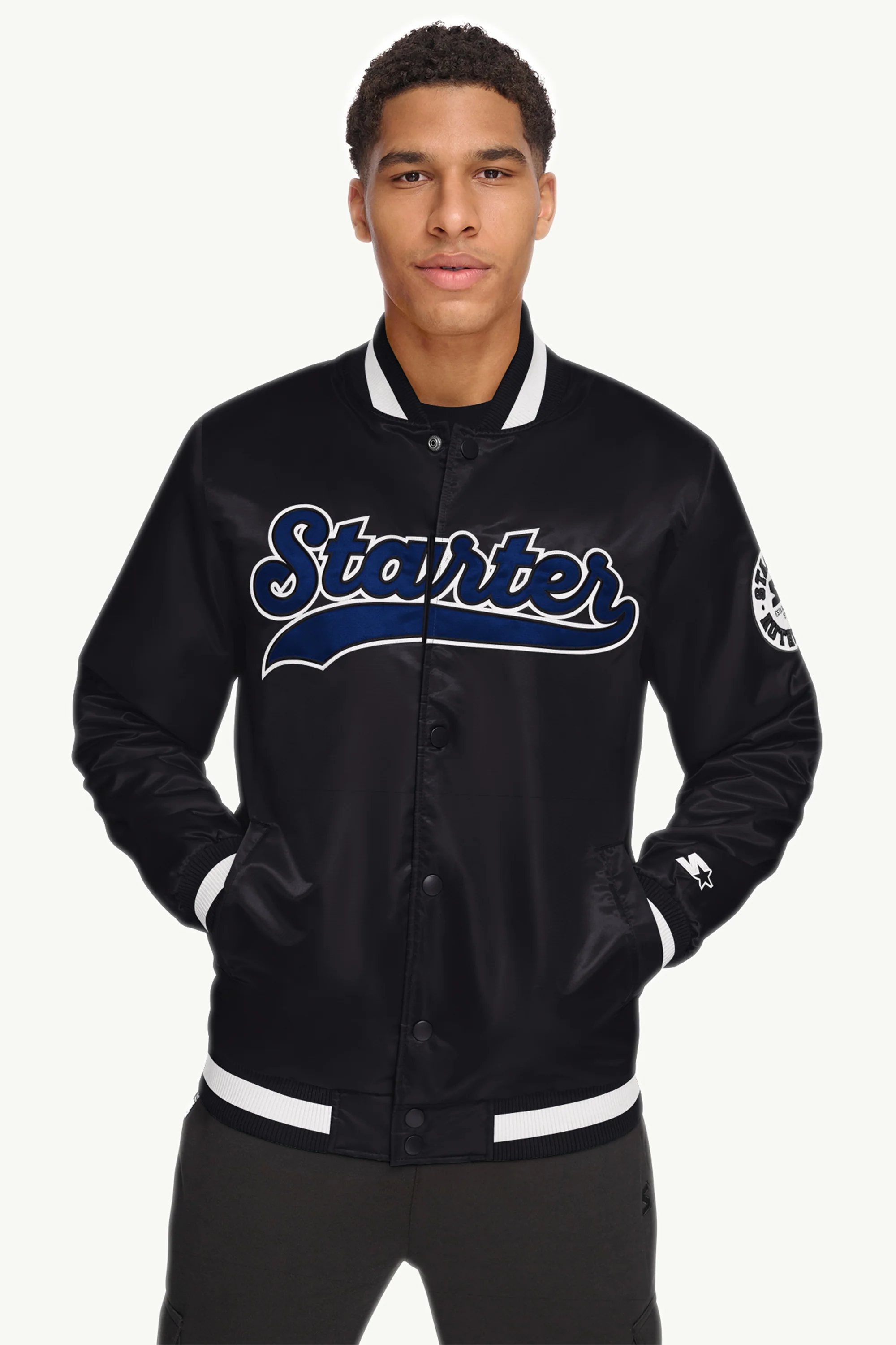 MENS STARTER VARSITY BOMBER JACKET
