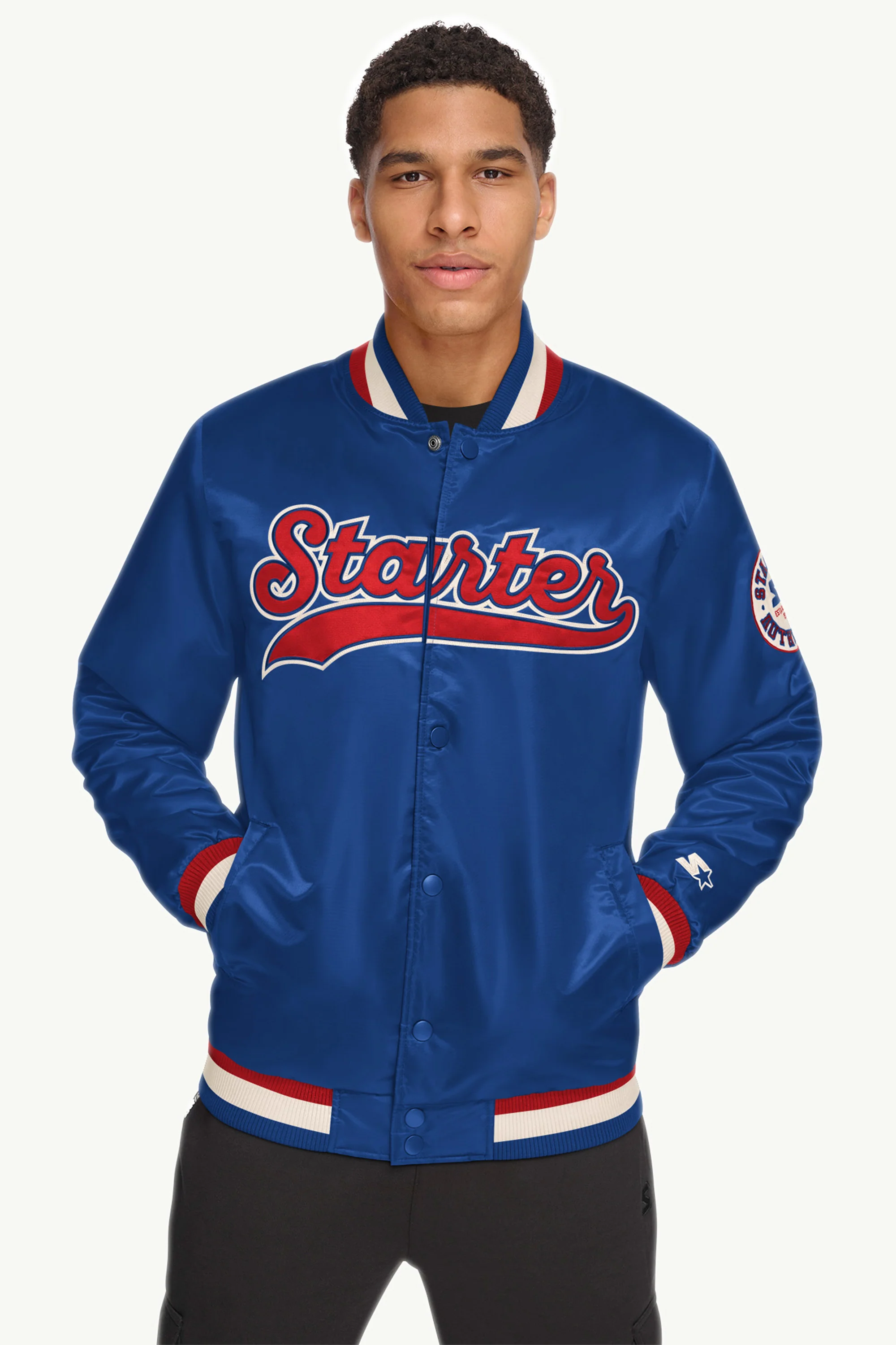MENS STARTER VARSITY BOMBER JACKET