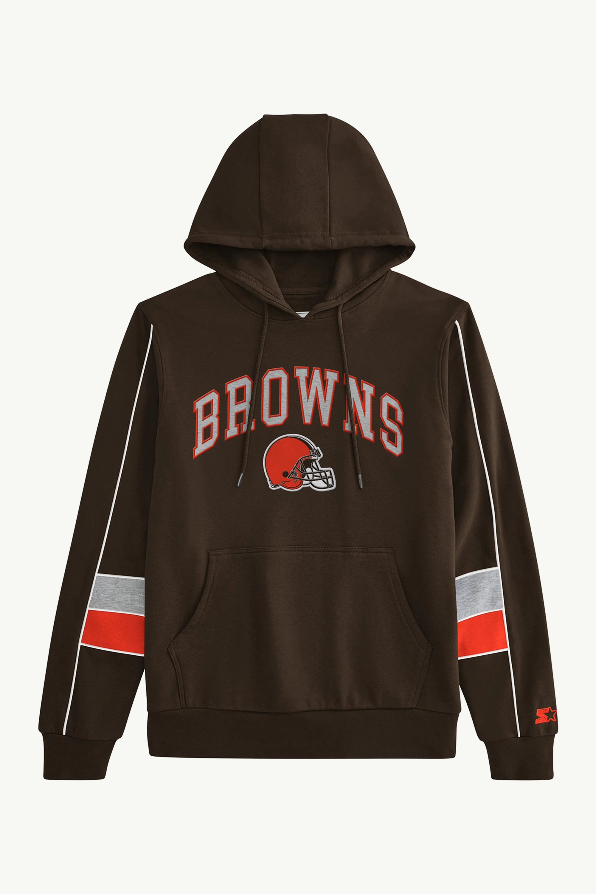 CLEVELAND BROWNS CAPTAIN PULLOVER HOODIE