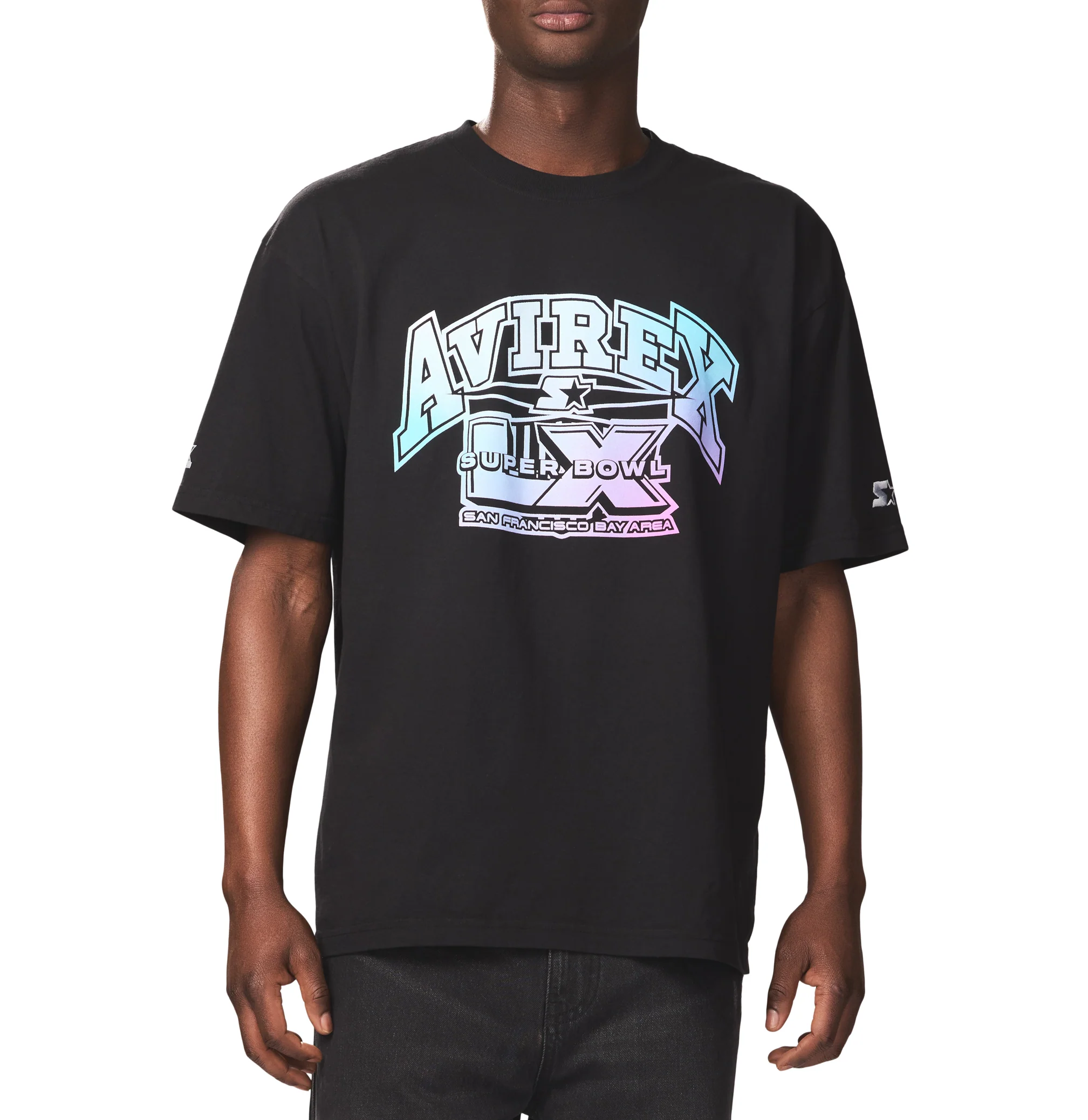 AVIREX X STARTER SUPER BOWL LX T SHIRT