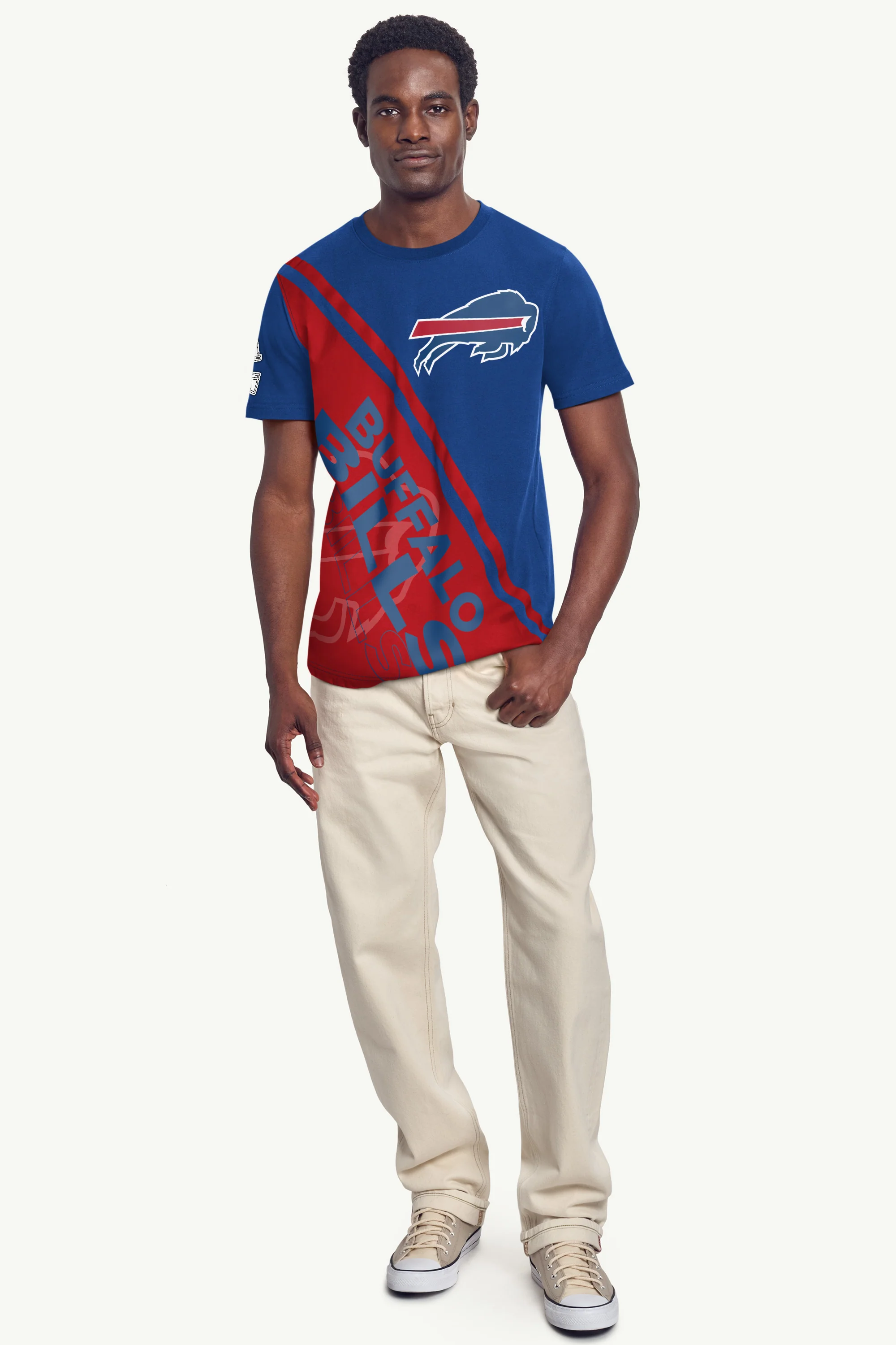 MENS BUFFALO BILLS GRAPHIC T SHIRT - Image 2