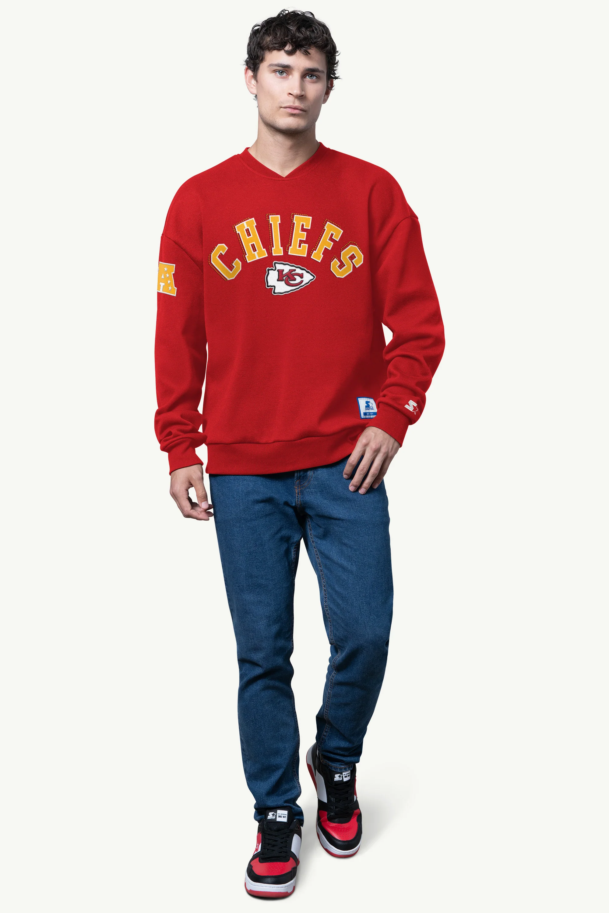 MENS KANSAS CITY CHIEFS PIQUE PULLOVER - Image 2