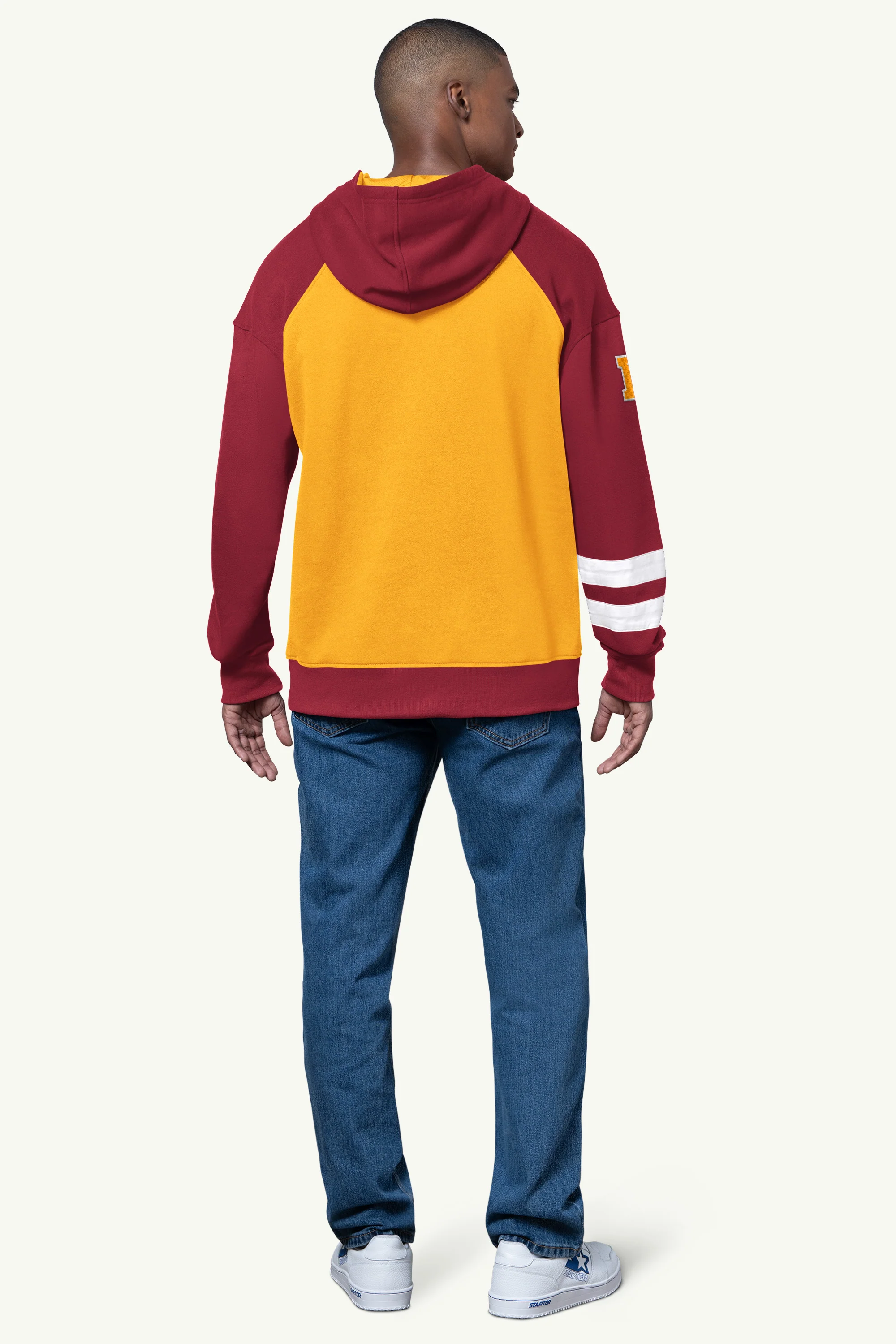 MENS WASHINGTON COMMANDERS INTERCEPTION COLORBLOCK HOODIE - Image 3