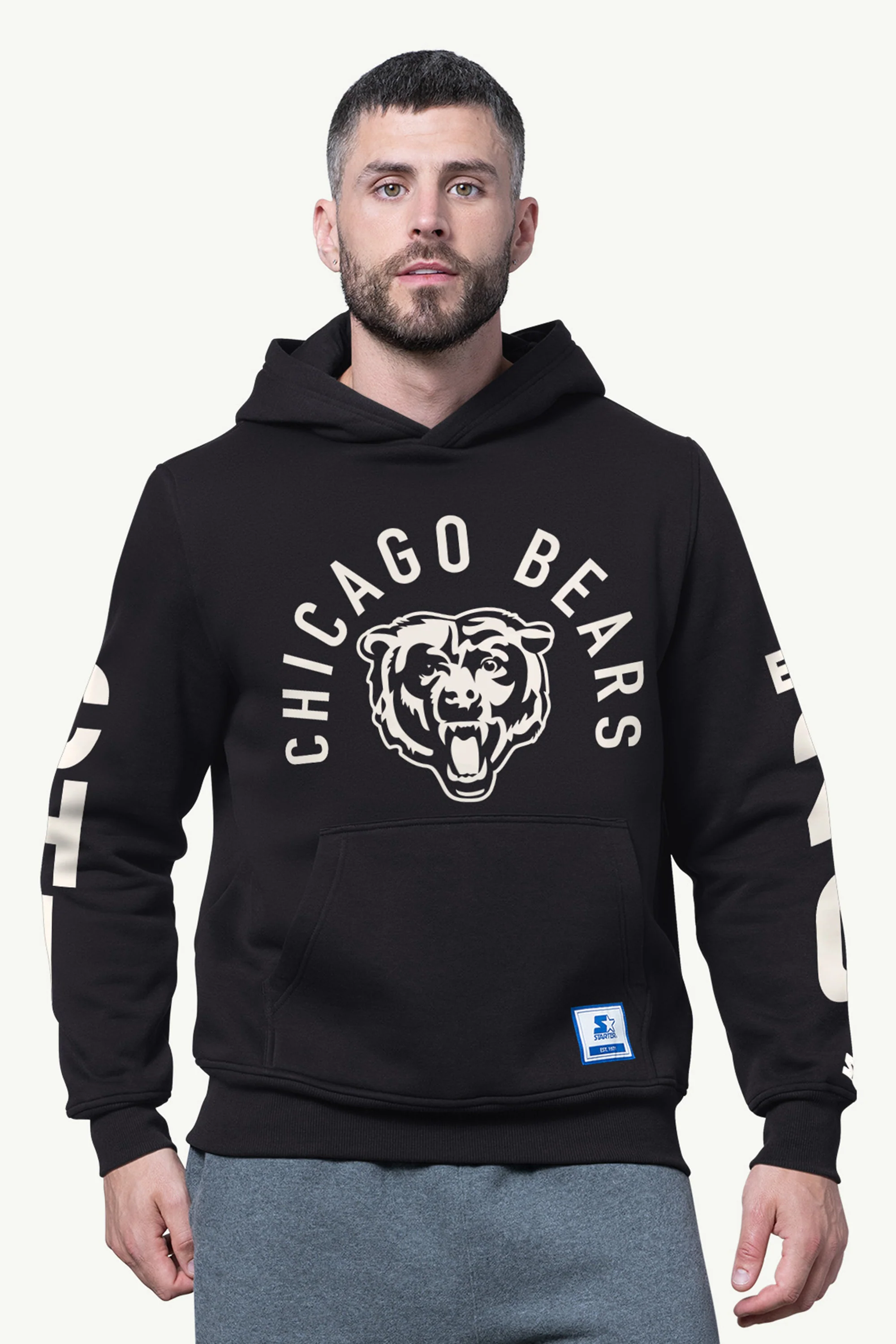 MENS CHICAGO BEARS HANDOFF FLEECE HOODIE