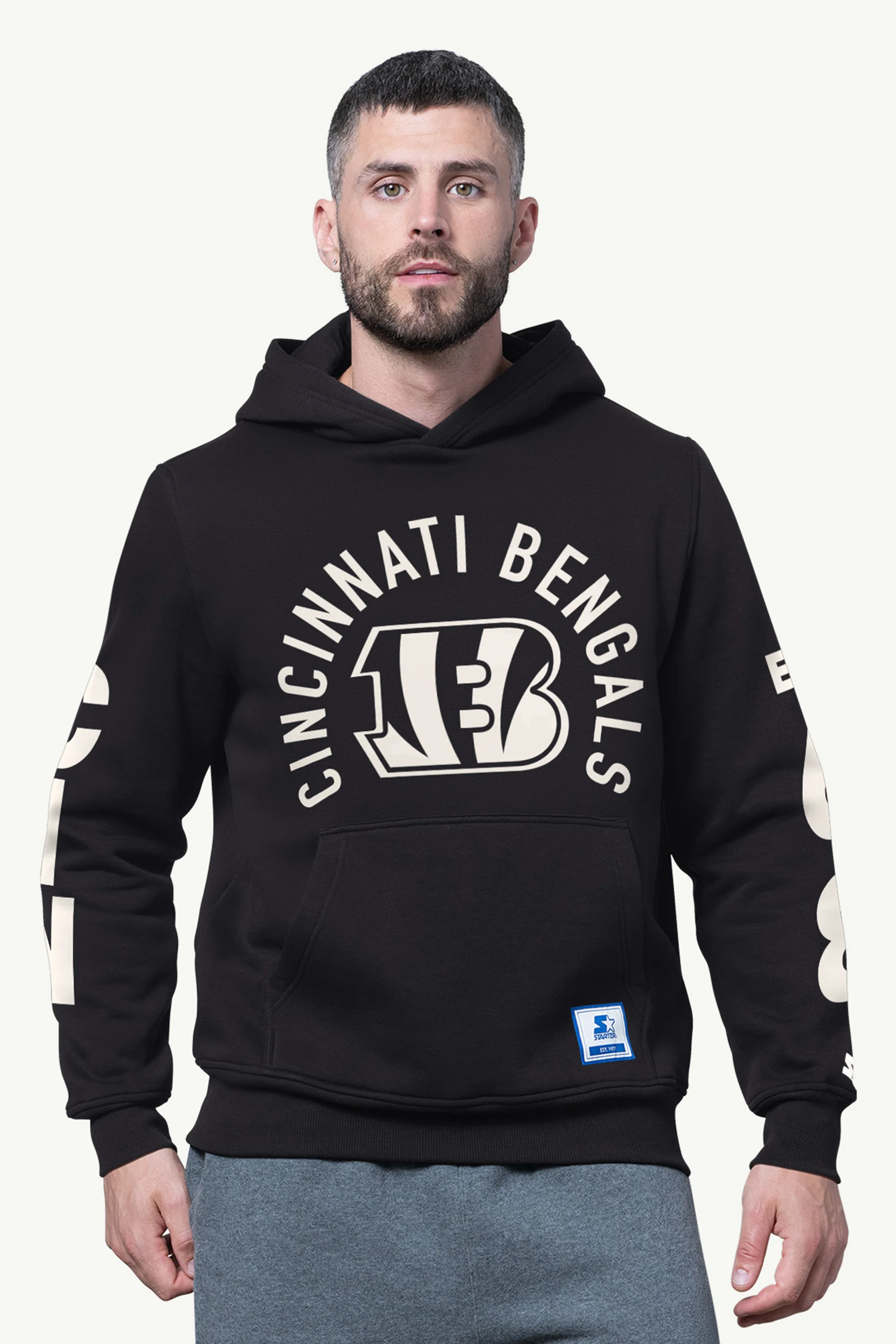 MENS CINCINNATI BENGALS HANDOFF FLEECE HOODIE