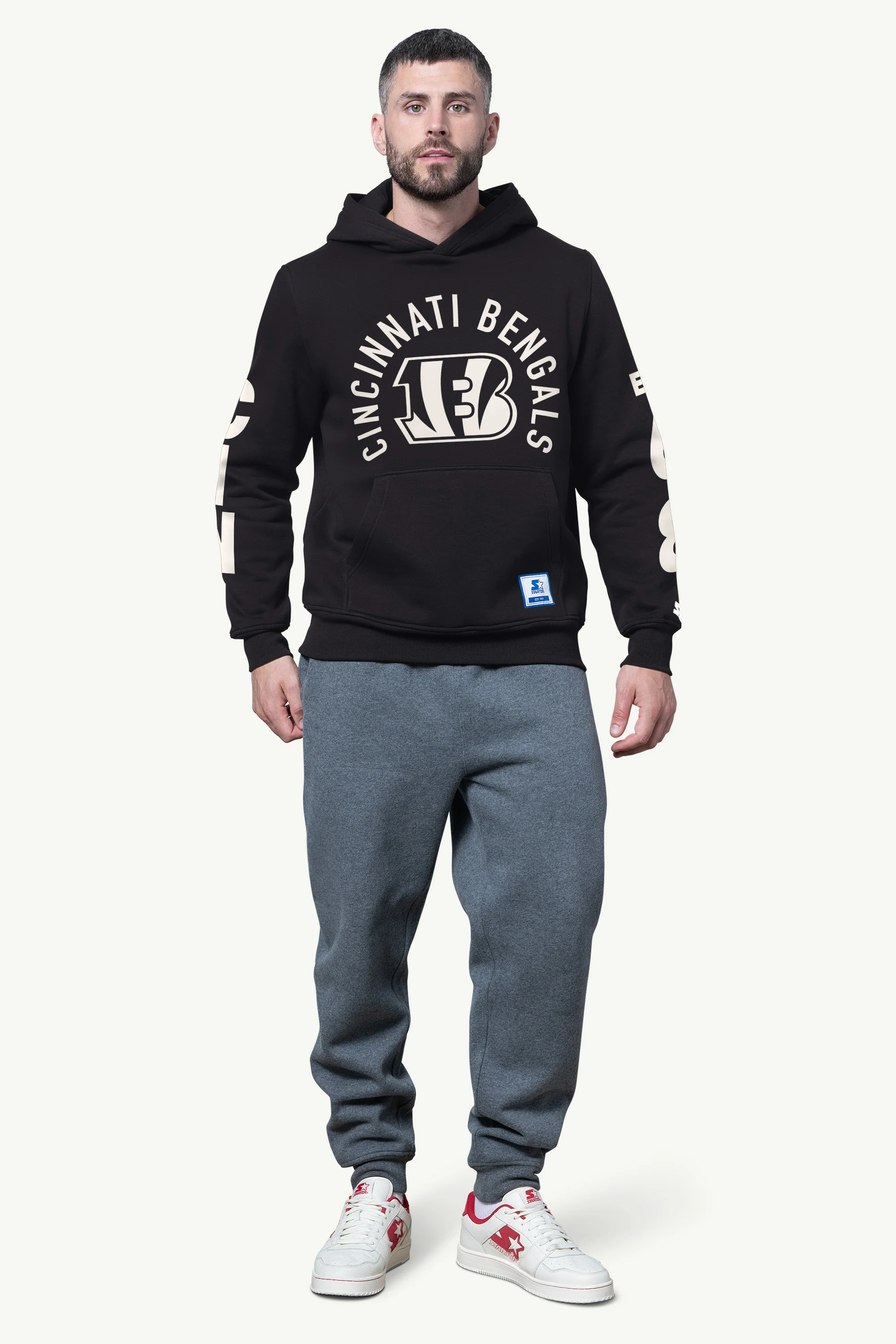 MENS CINCINNATI BENGALS HANDOFF FLEECE HOODIE - Image 2