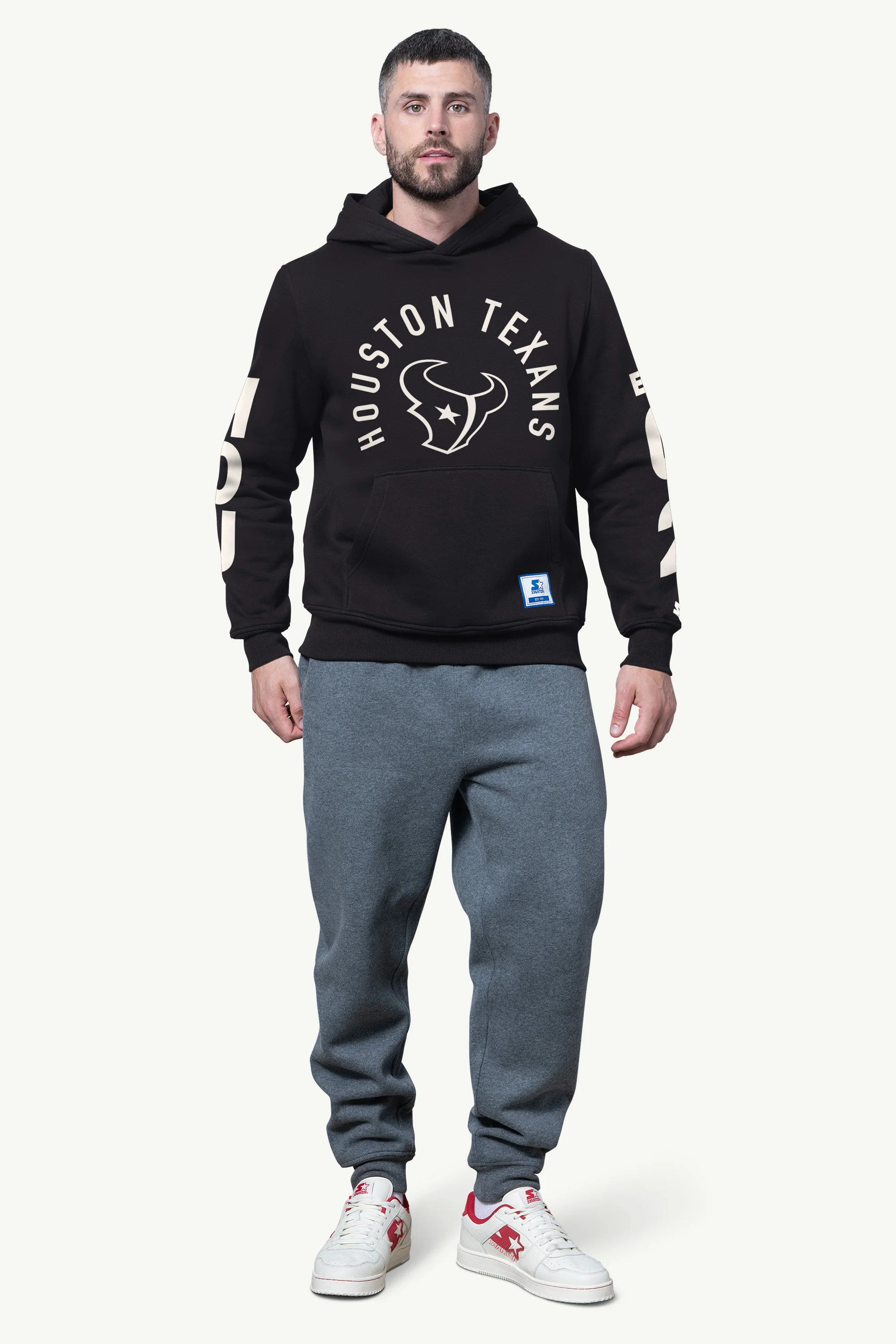 MENS HOUSTON TEXANS HANDOFF FLEECE HOODIE - Image 2
