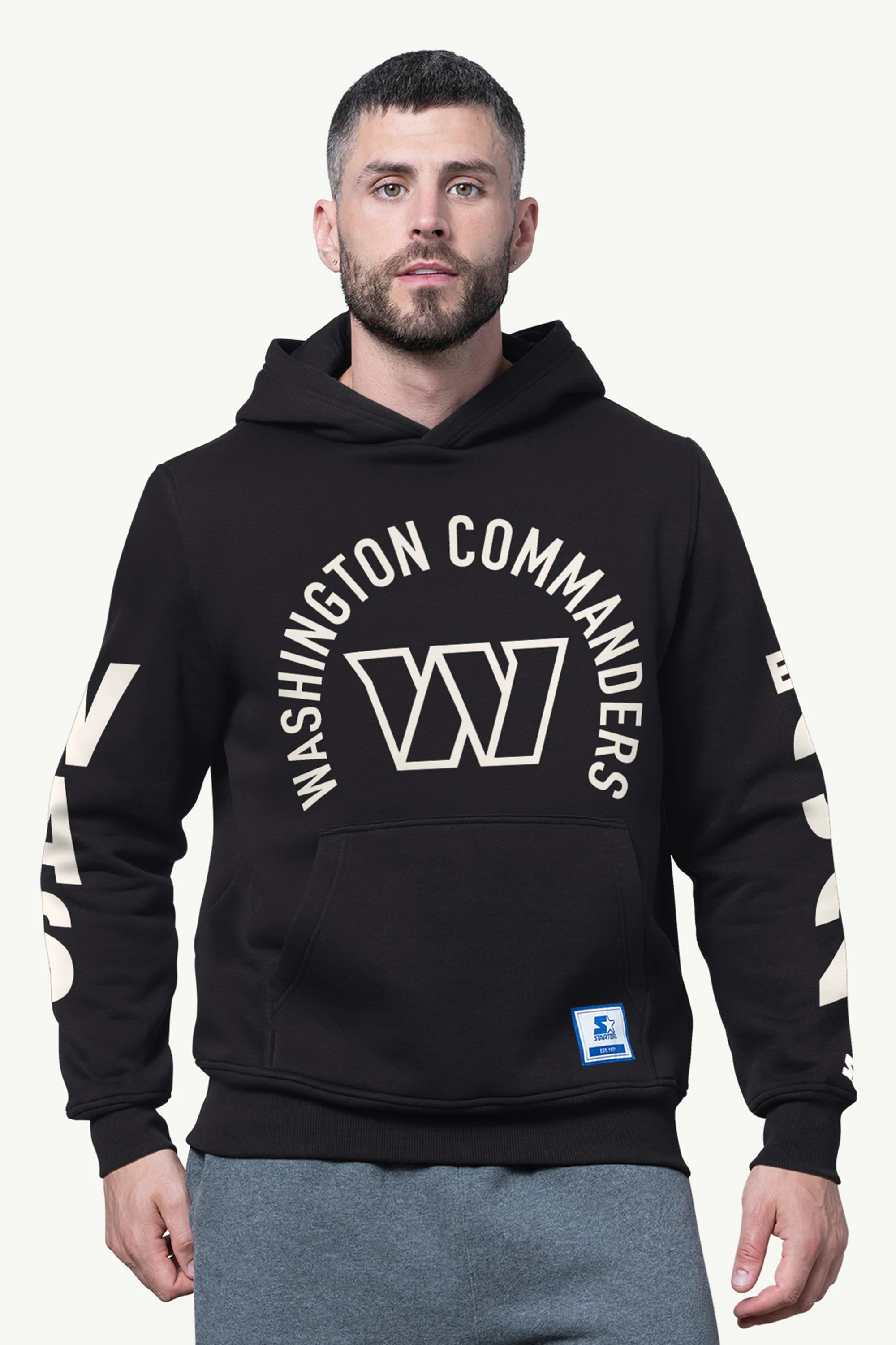 MENS WASHINGTON COMMANDERS HANDOFF FLEECE HOODIE