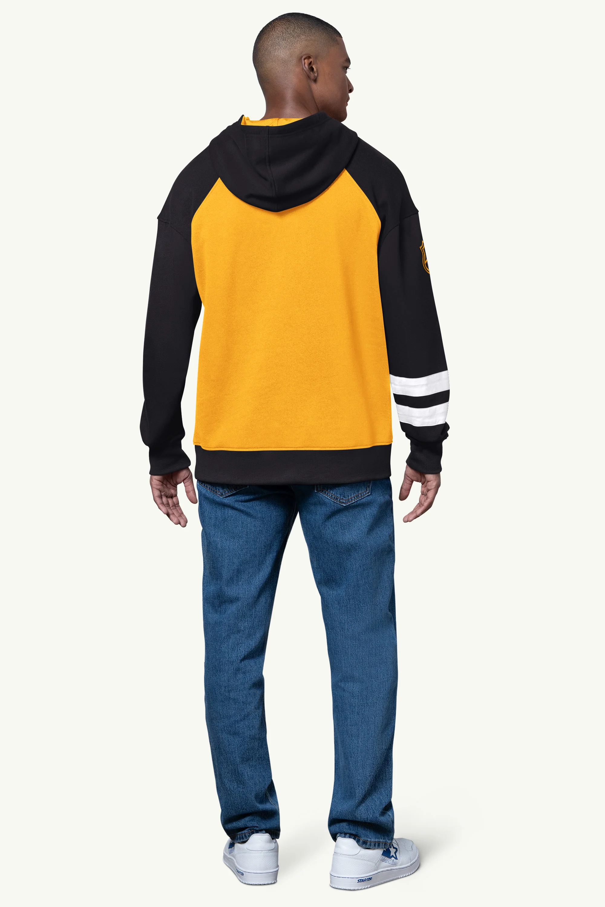 MENS BOSTON BRUINS INTERCEPTION COLORBLOCK HOODIE - Image 3
