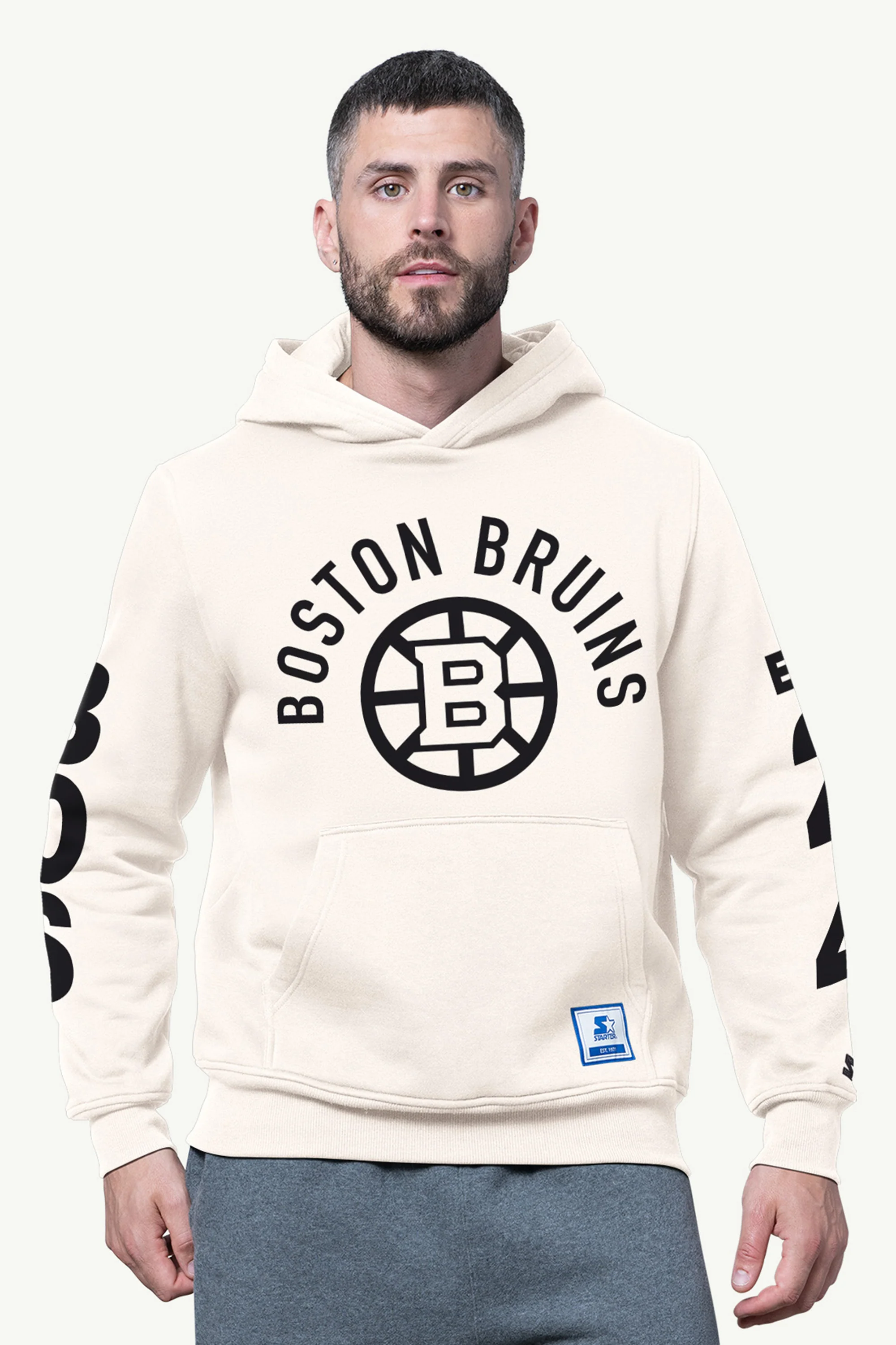 MENS BOSTON BRUINS HANDOFF FLEECE HOODIE