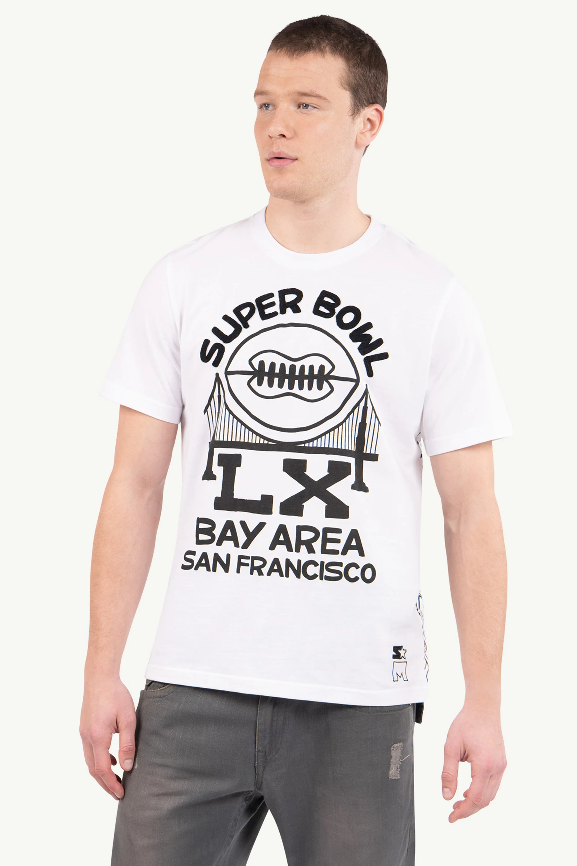 MENS SUPERBOWL LX SHORT SLEEVE T SHIRT