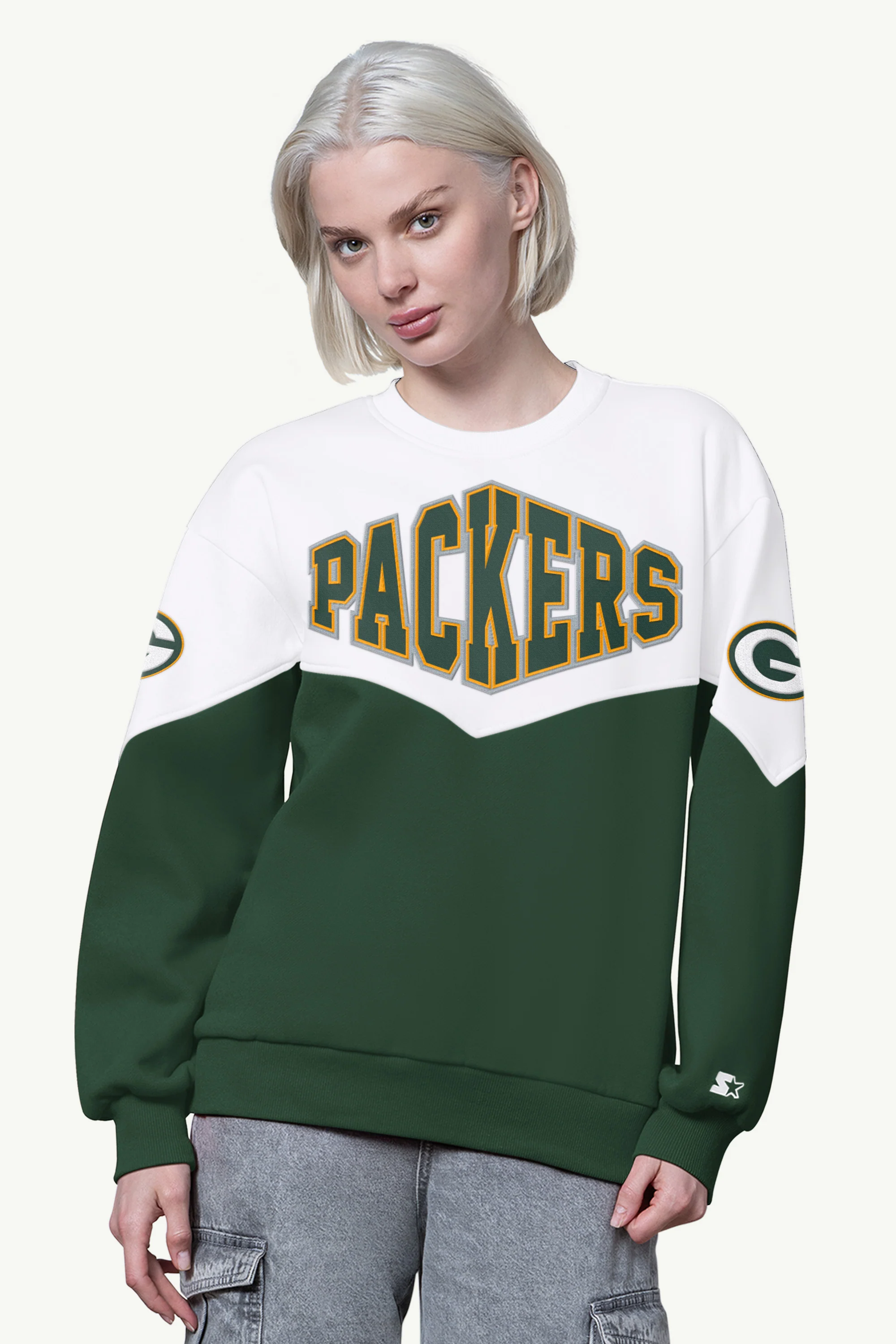 WOMENS GREEN BAY PACKERS CLUTCH HIT FLEECE