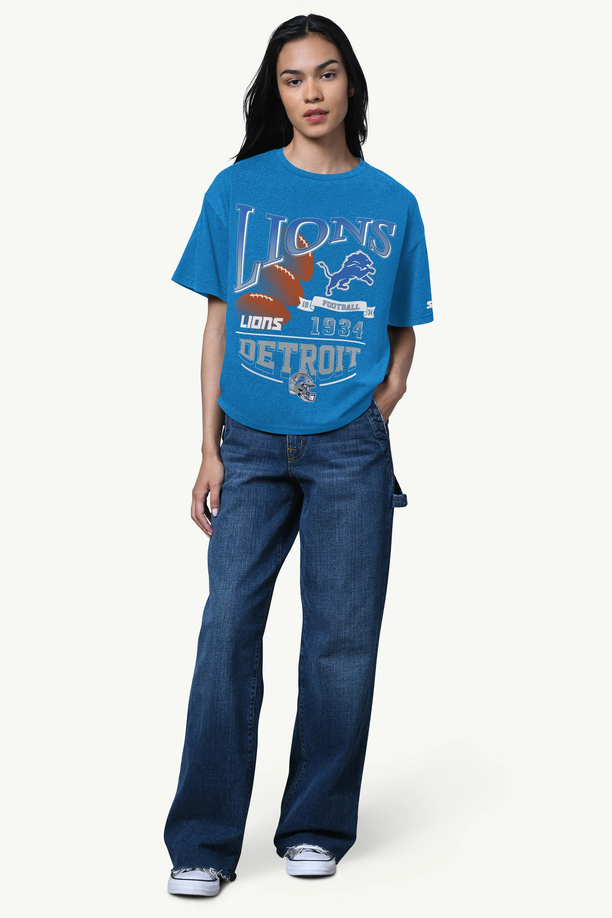 WOMENS DETROIT LIONS HALL OF FAME T SHIRT - Image 2