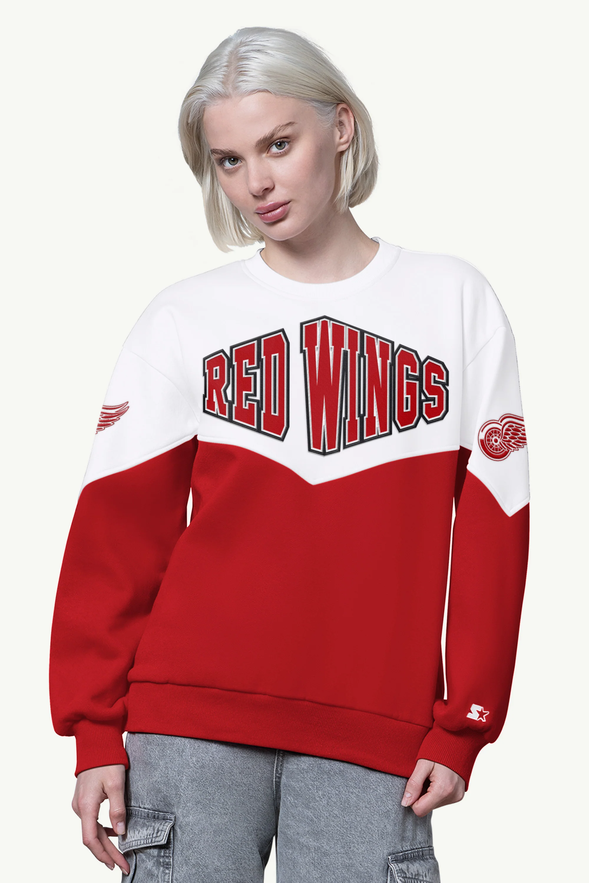 WOMENS DETROIT RED WINGS CLUTCH HIT FLEECE