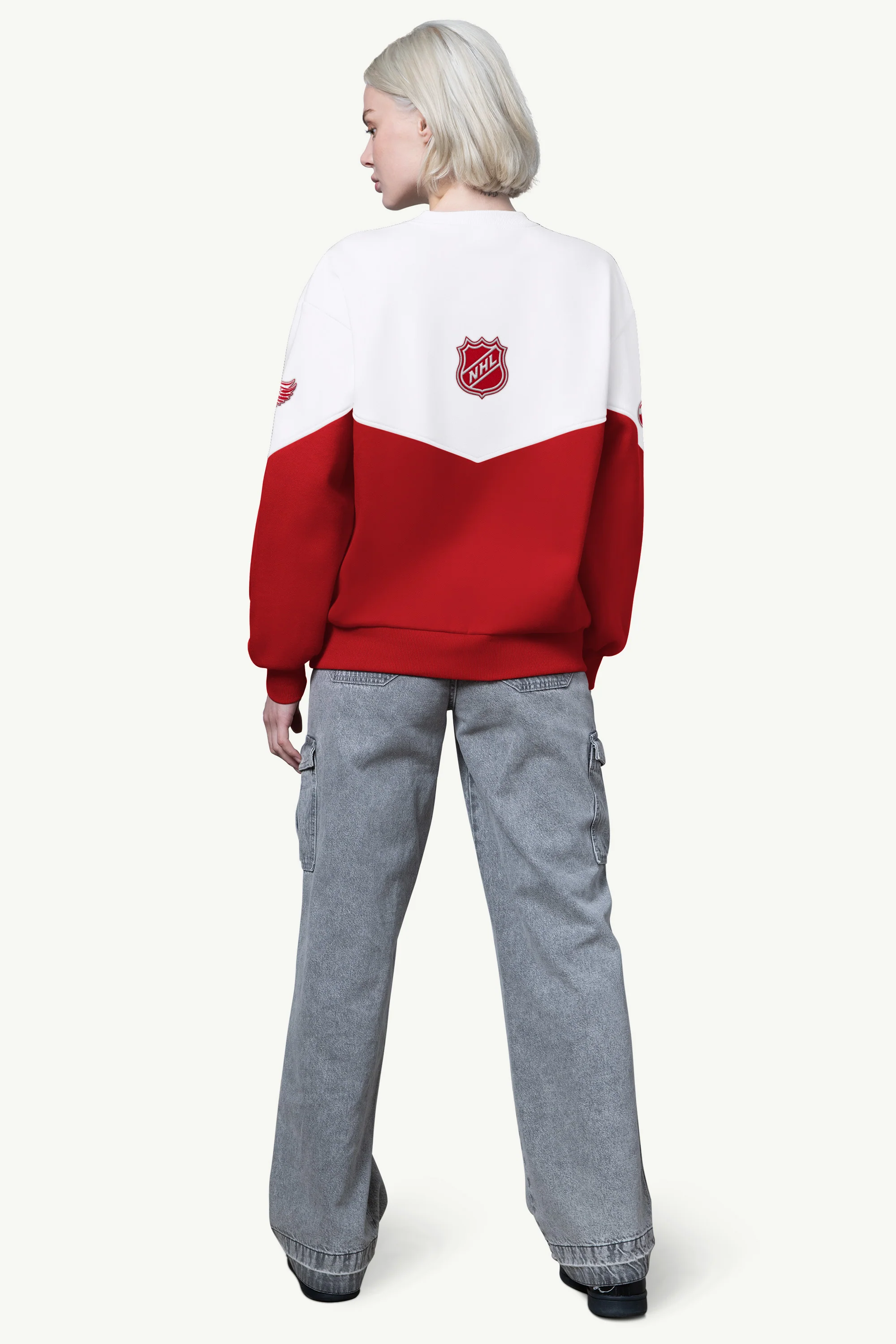 WOMENS DETROIT RED WINGS CLUTCH HIT FLEECE - Image 3