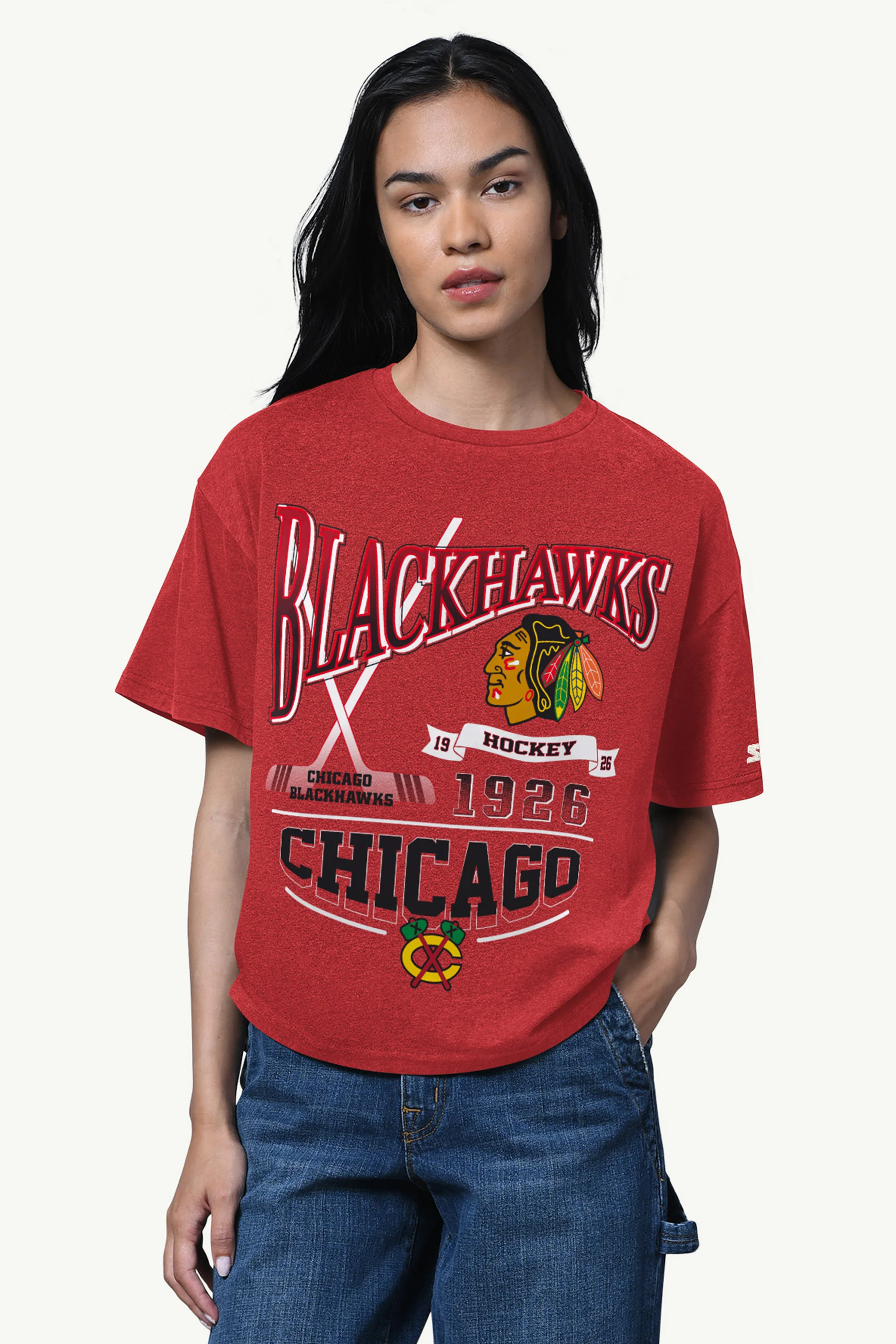 WOMENS CHICAGO BLACKHAWKS HALL OF FAME T SHIRT