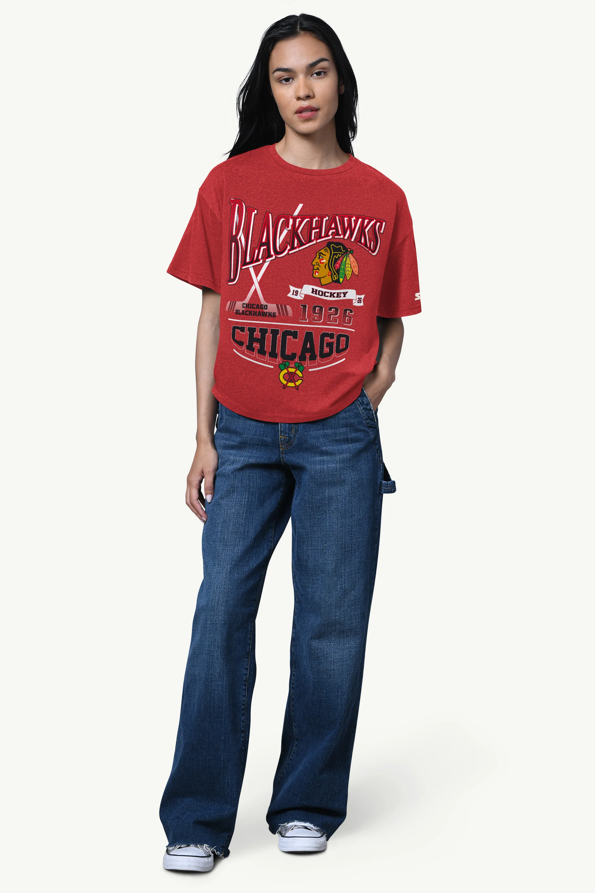 WOMENS CHICAGO BLACKHAWKS HALL OF FAME T SHIRT - Image 2