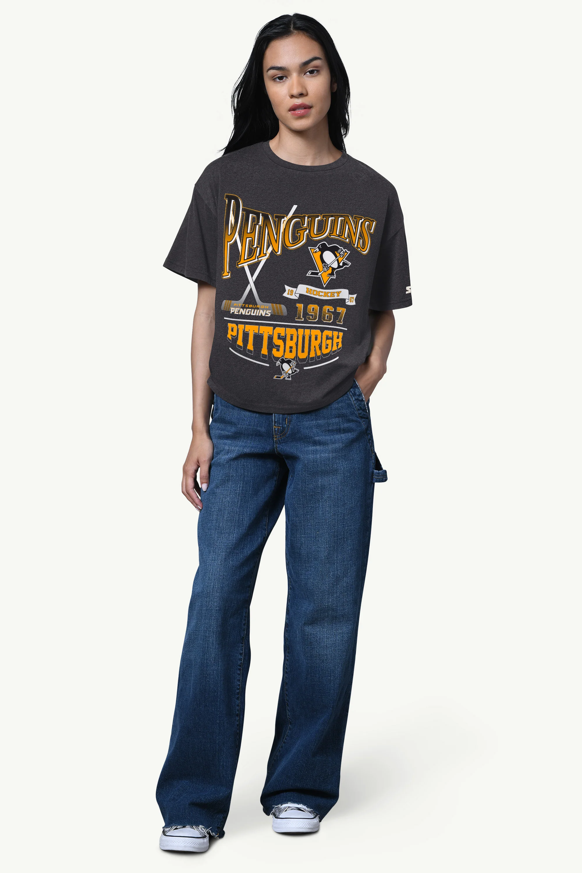 WOMENS PITTSBURGH PENGUINS HALL OF FAME T SHIRT - Image 2