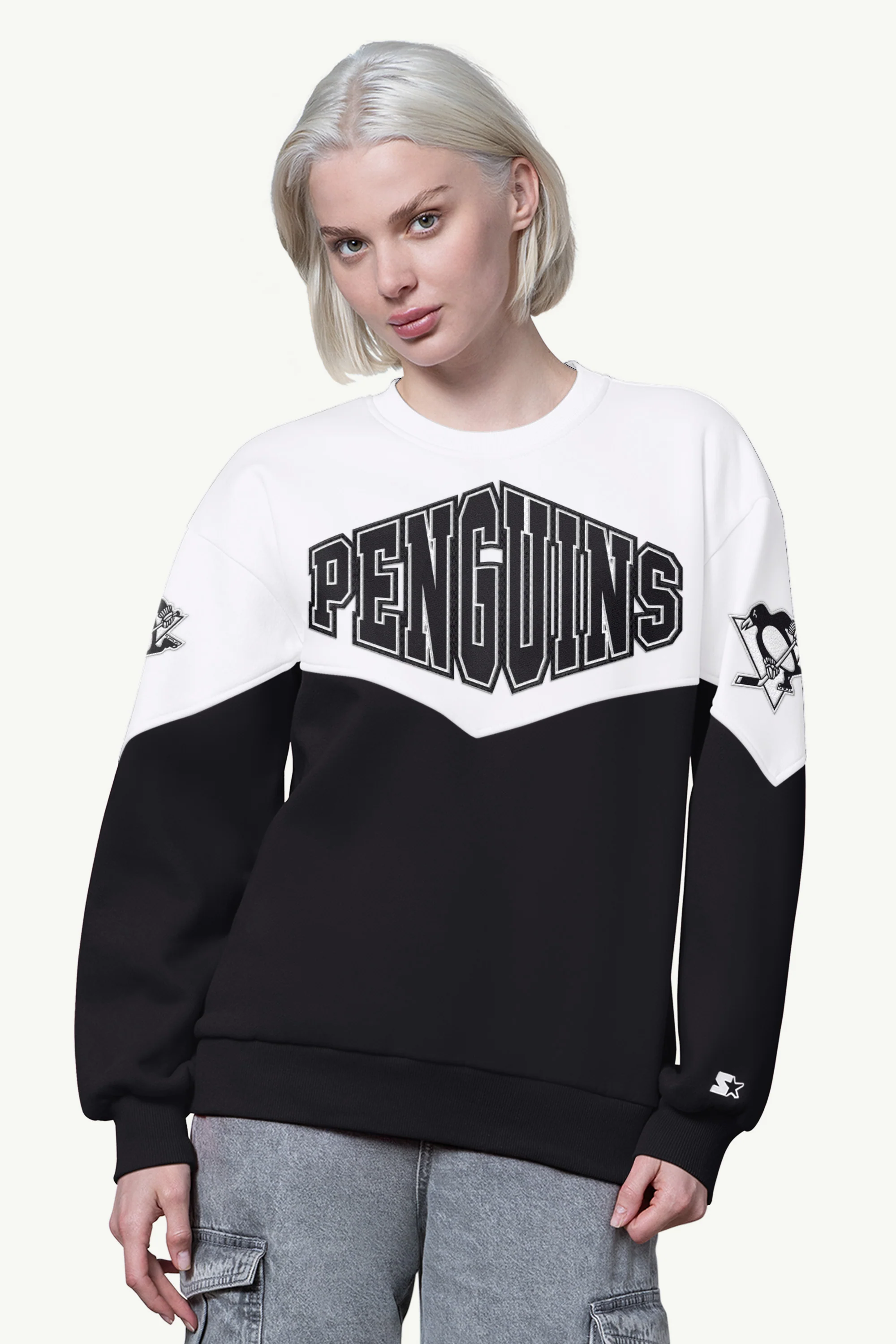WOMENS PITTSBURGH PENGUINS CLUTCH HIT FLEECE
