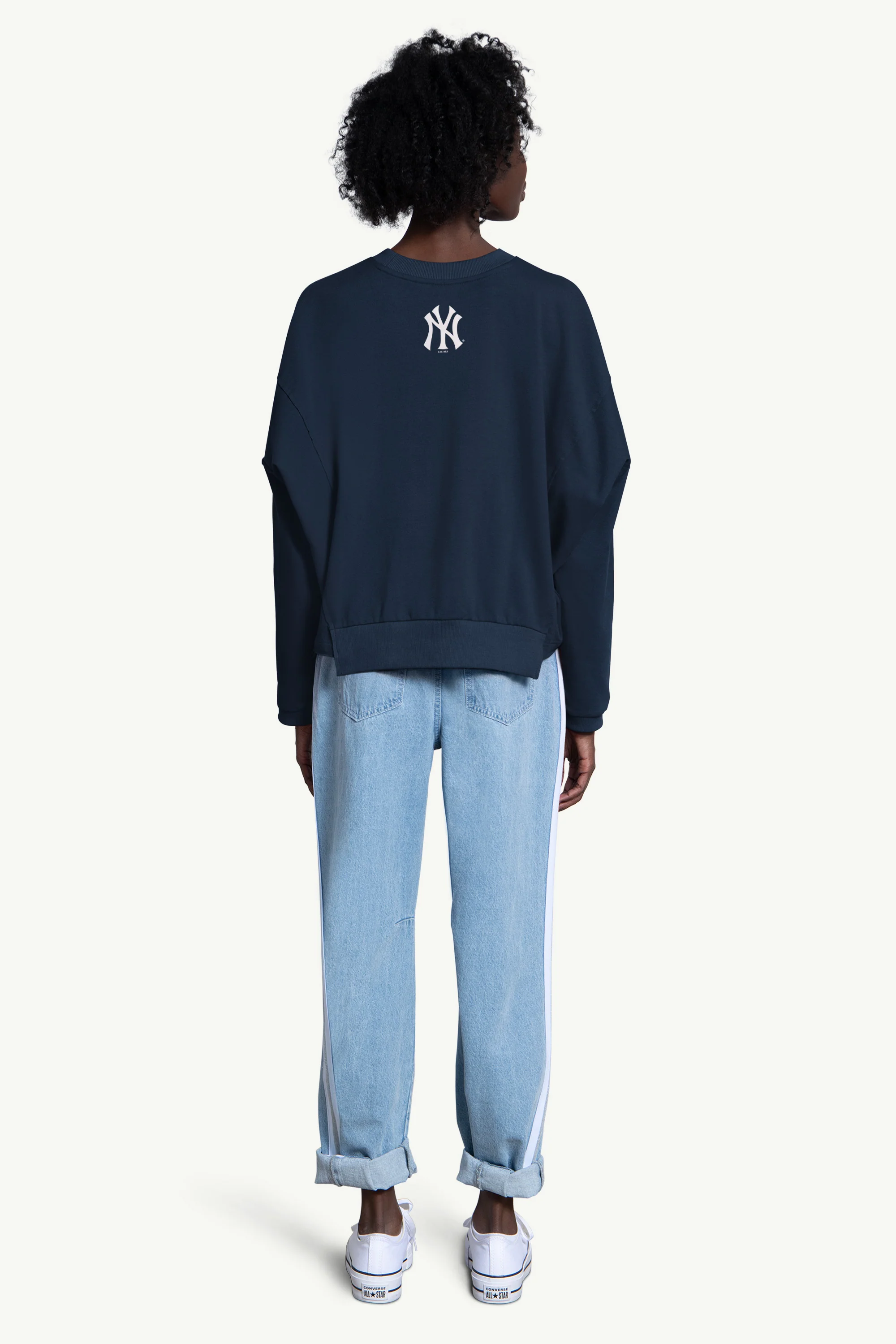 WOMENS NEW YORK YANKEES CREW NECK SWEATSHIRT - Image 2