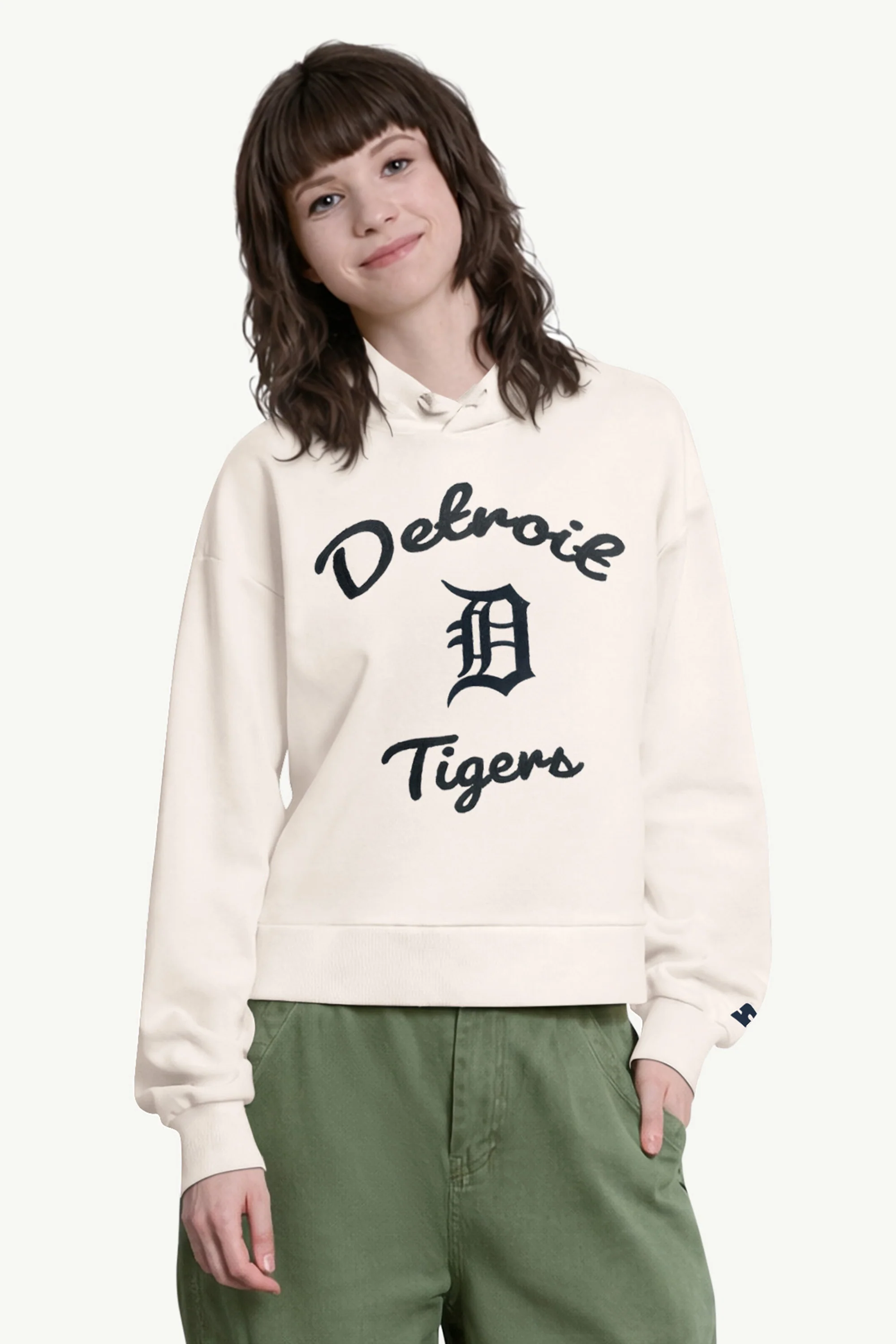 WOMENS DETROIT TIGERS BASELINE HOODIE