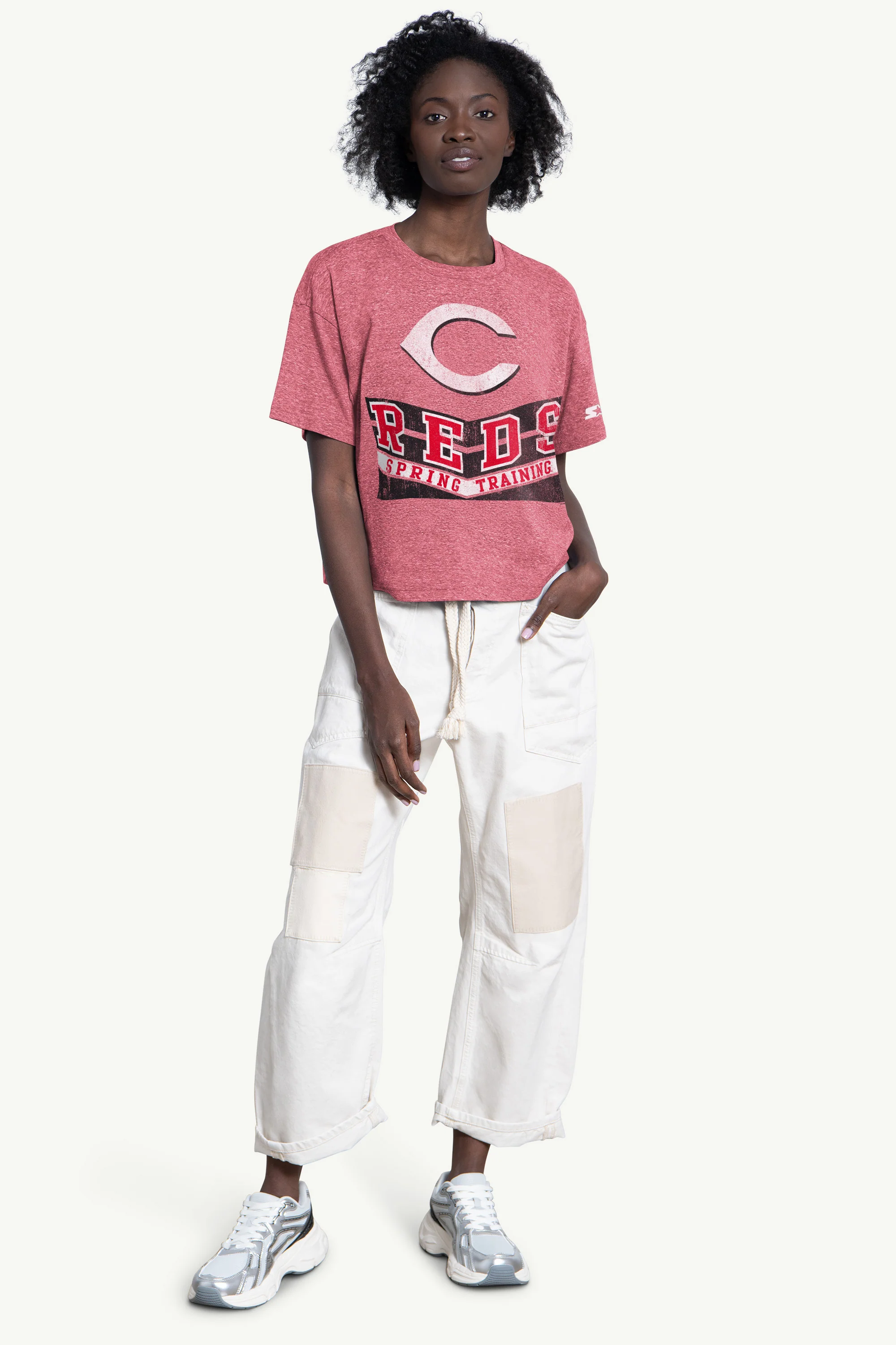 WOMENS CINCINNATI REDS KNIT TEE - Image 3