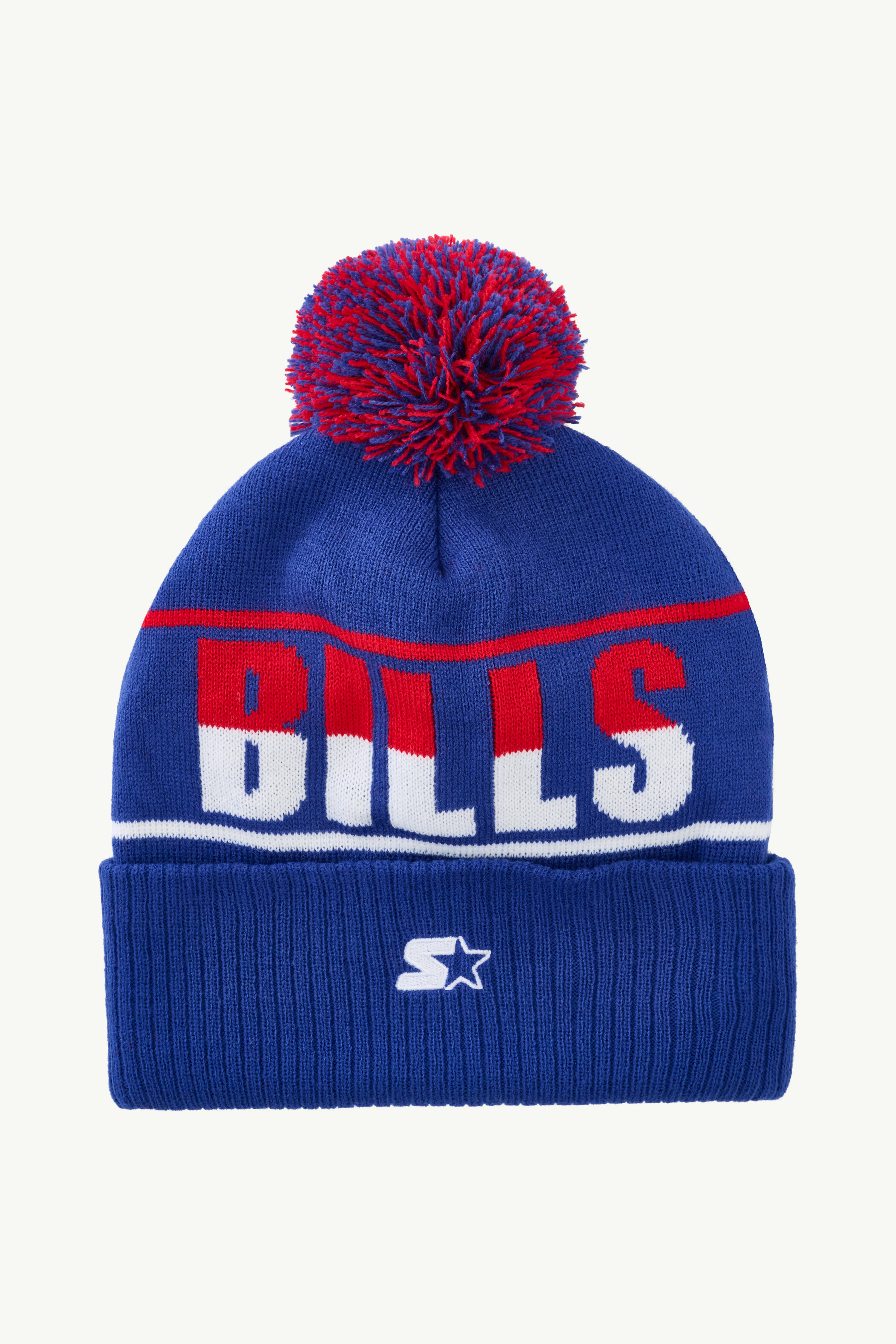 BUFFALO BILLS POM CUFFED BEANIE - Image 4
