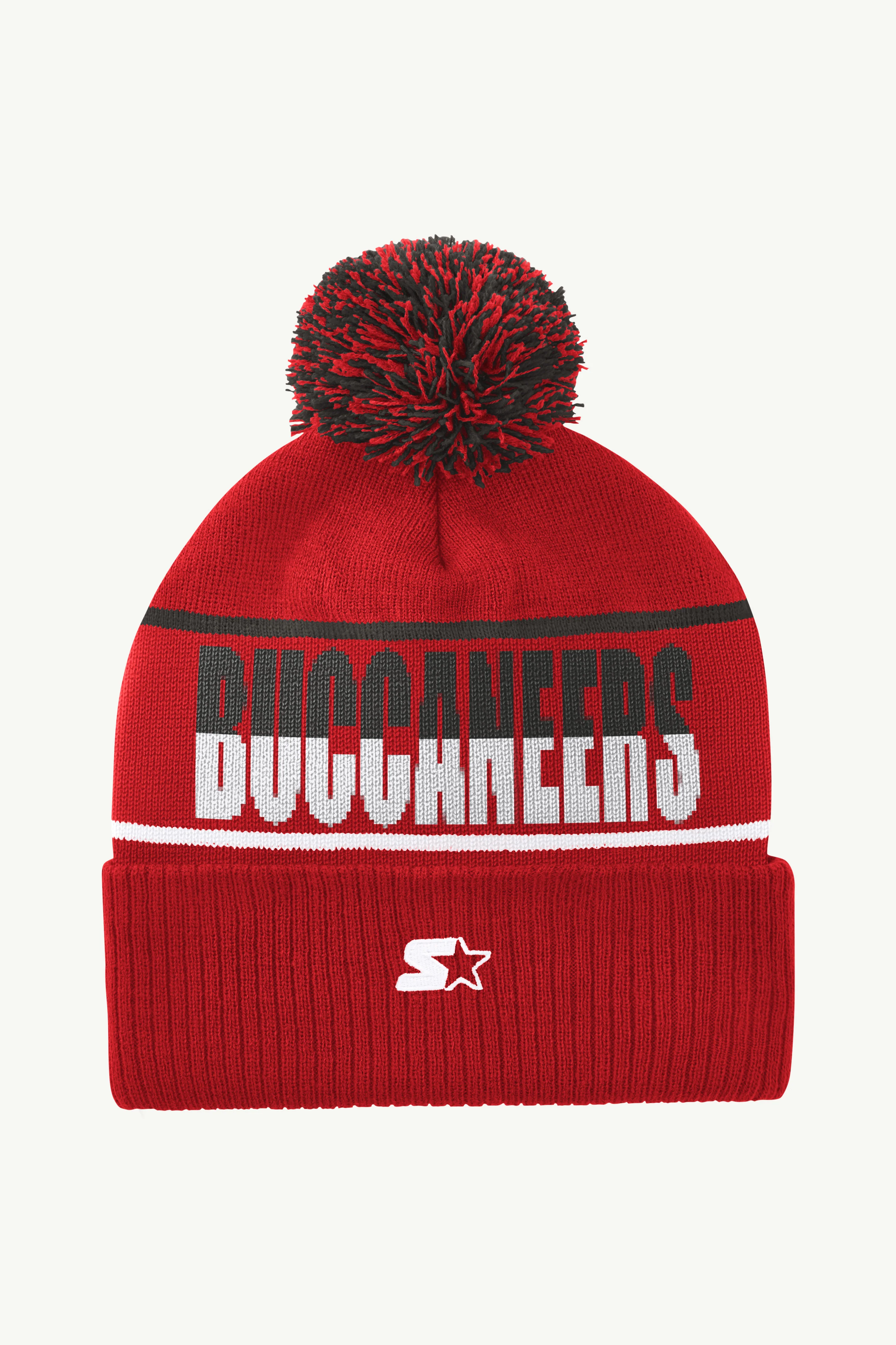 TAMPA BAY BUCCANEERS POM CUFFED BEANIE - Image 2