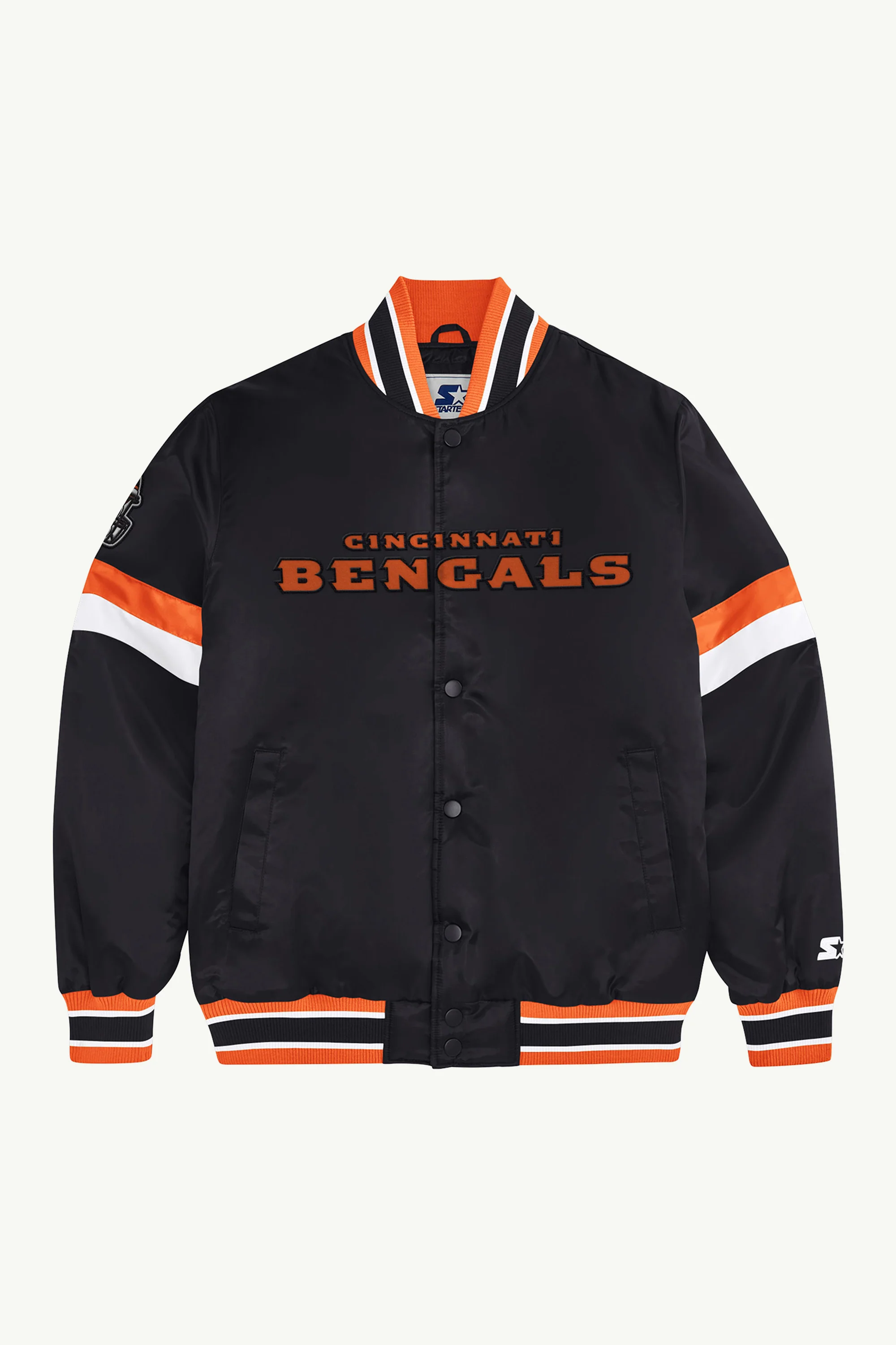 CINCINNATI BENGALS HOME GAME VARSITY JACKET