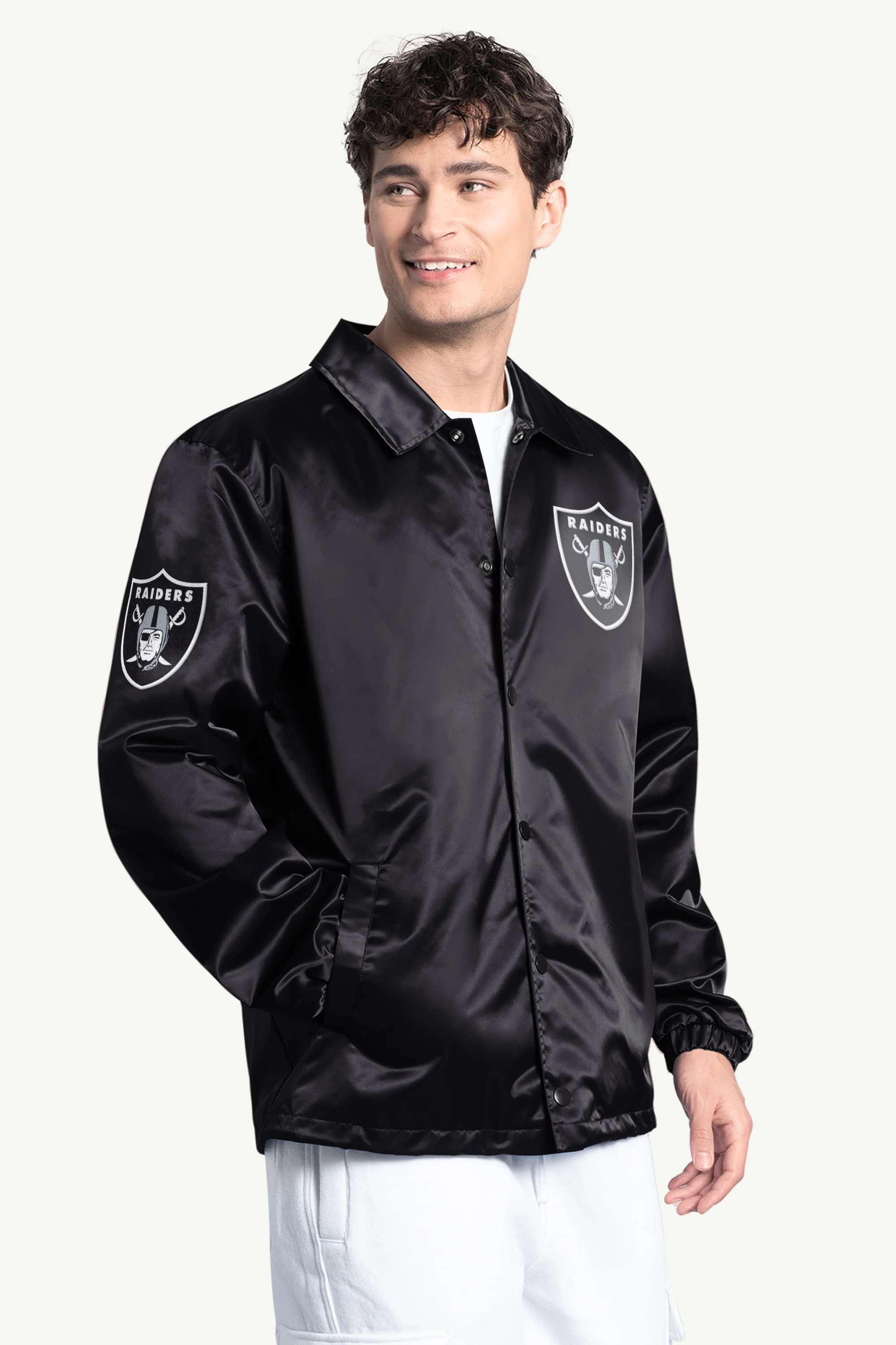 MENS LAS VEGAS RAIDERS COACHES JACKET