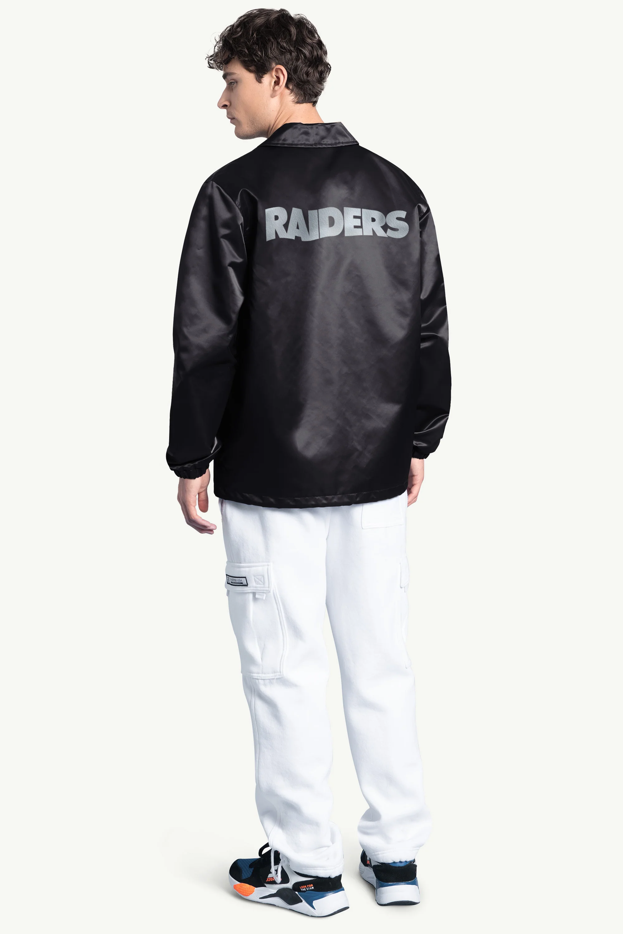 MENS LAS VEGAS RAIDERS COACHES JACKET - Image 2