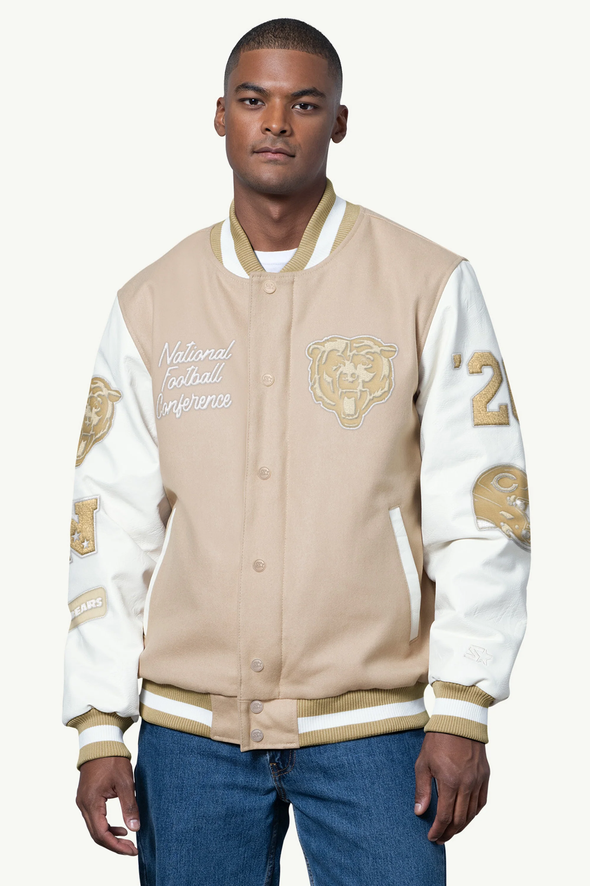 MENS CHICAGO BEARS VARSITY JACKET