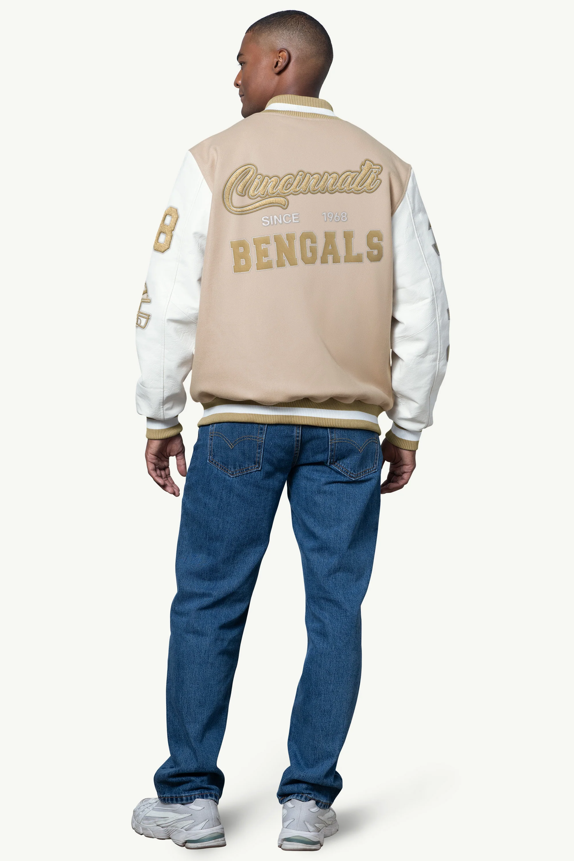 MENS CINCINNATI BENGALS VARSITY JACKET - Image 2