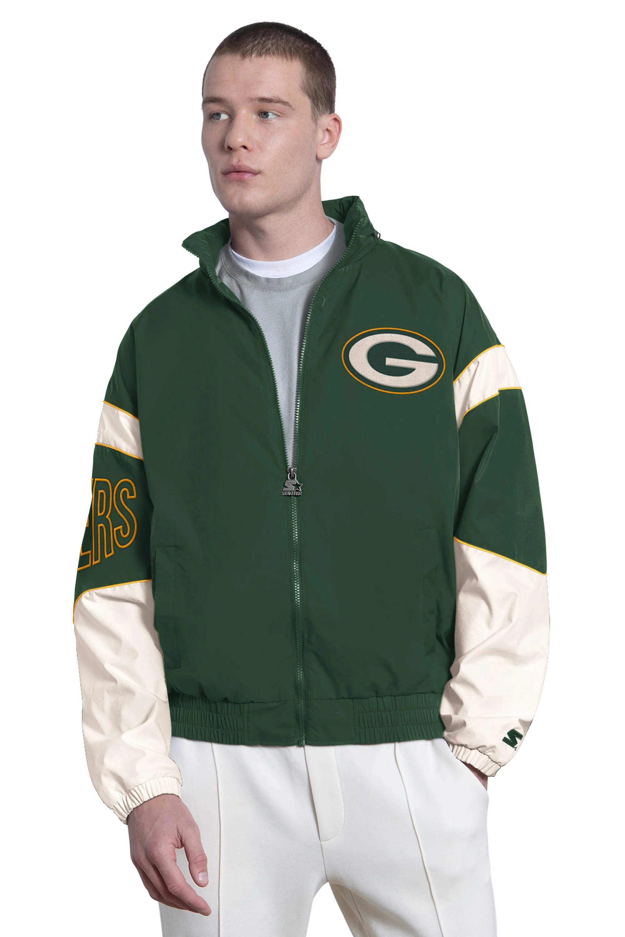 MENS GREEN BAY PACKERS THE GUST FULL ZIP JACKET