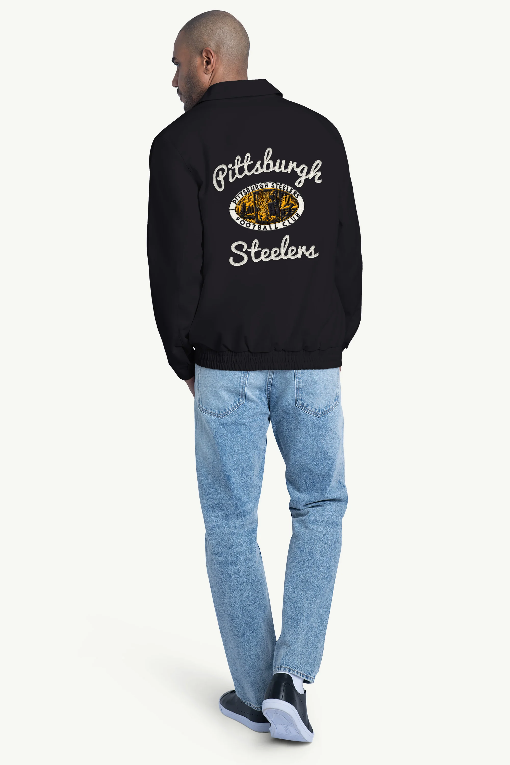 MENS PITTSBURGH STEELERS FRANCHISE FULL ZIP JACKET - Image 2