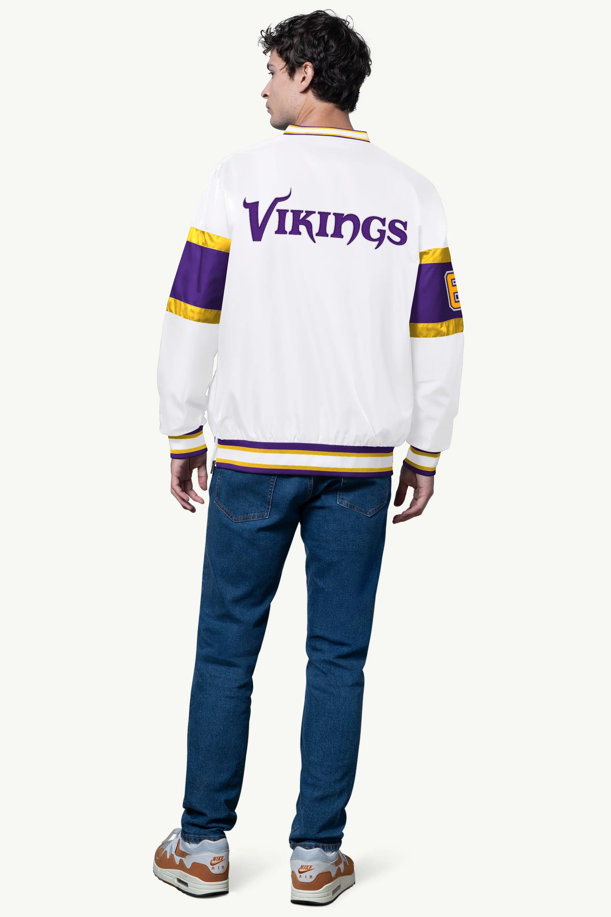 MENS MINNESOTA VIKINGS SIGNAL COLLAR PULLOVER - Image 2