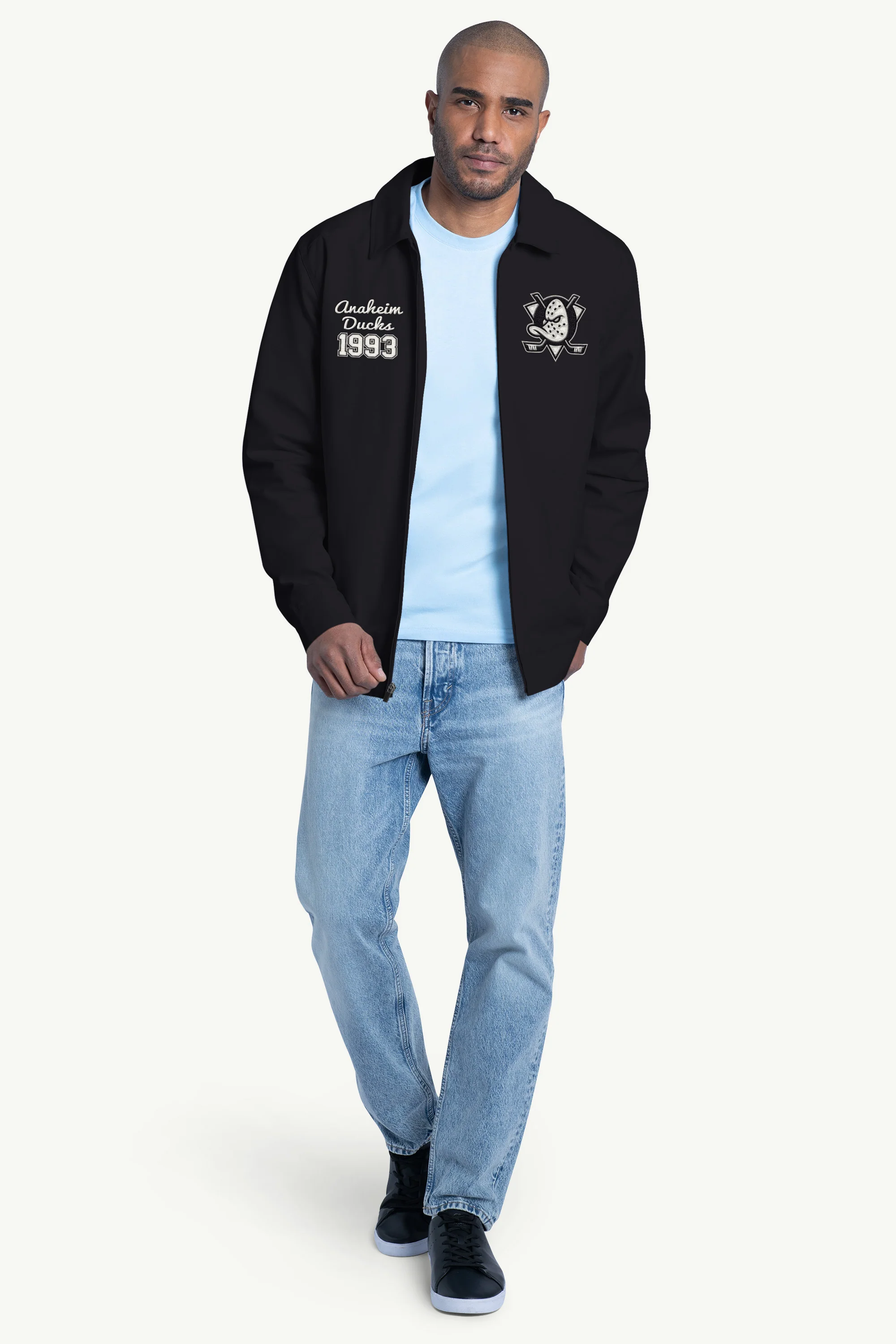 MENS MIGHTY DUCKS FRANCHISE FULL ZIP JACKET - Image 3