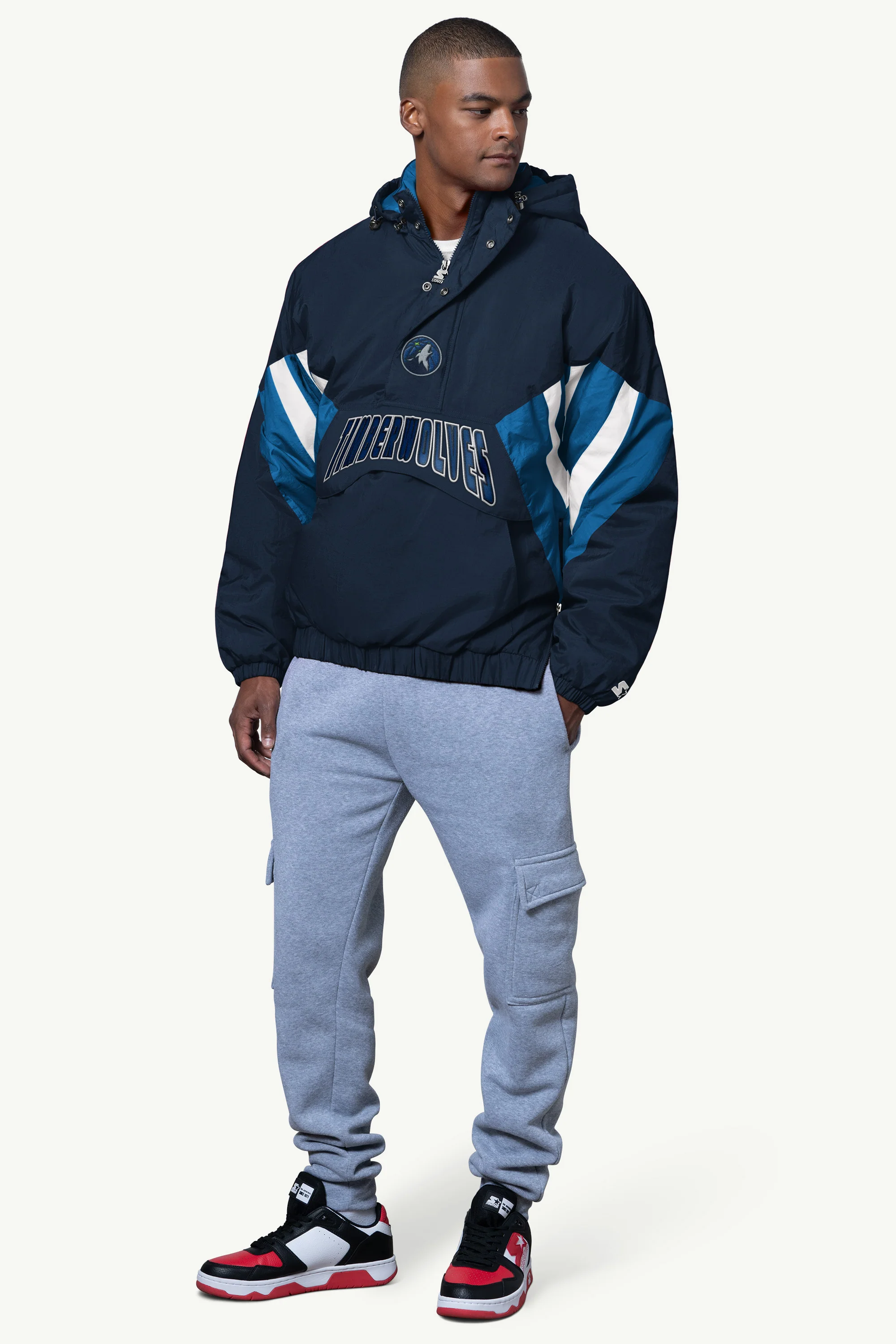 MENS MINNESOTA TIMBERWOLVES CLASSIC BREAKAWAY JACKET - Image 3