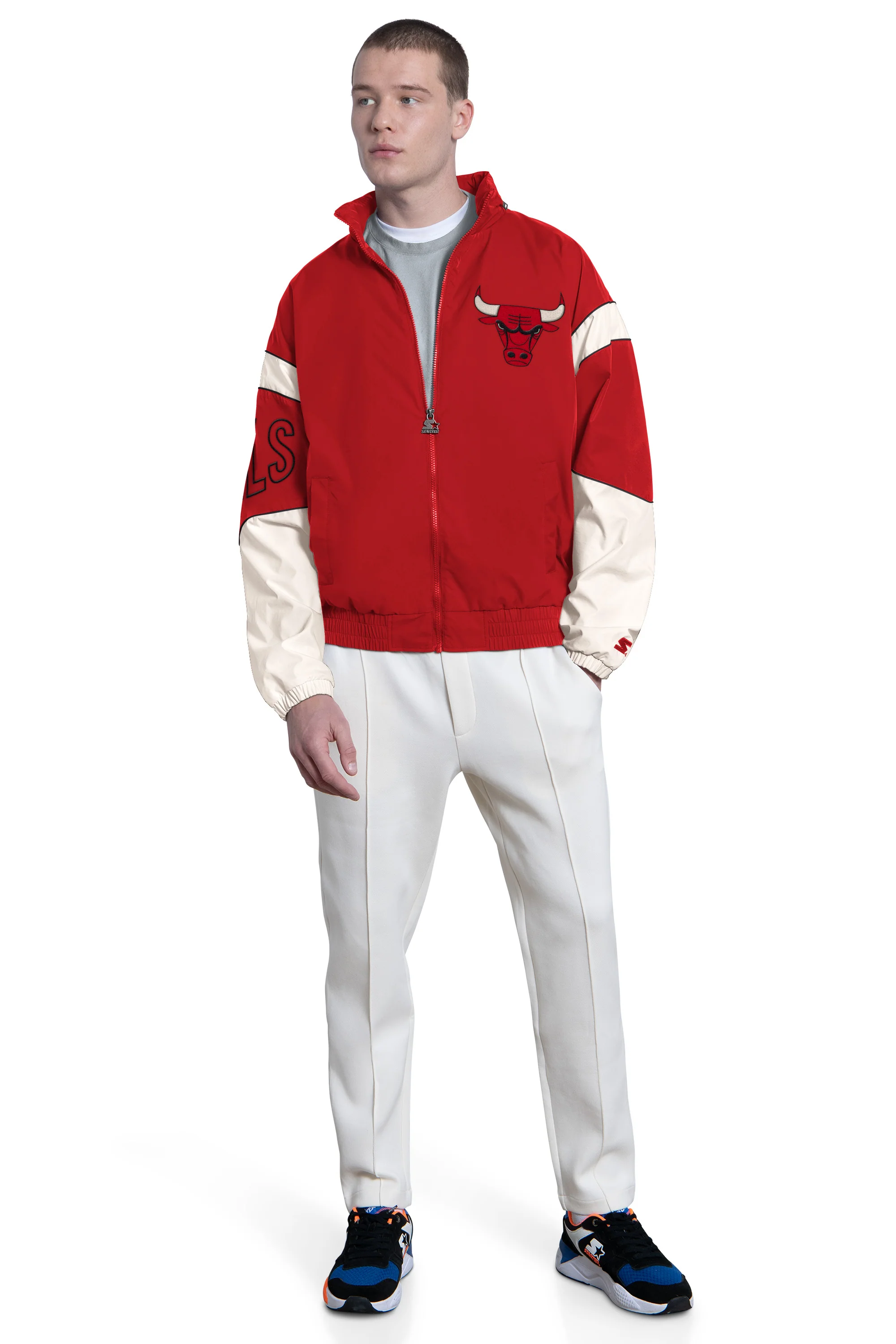 MENS CHICAGO BULLS THE GUST FULL ZIP JACKET - Image 4