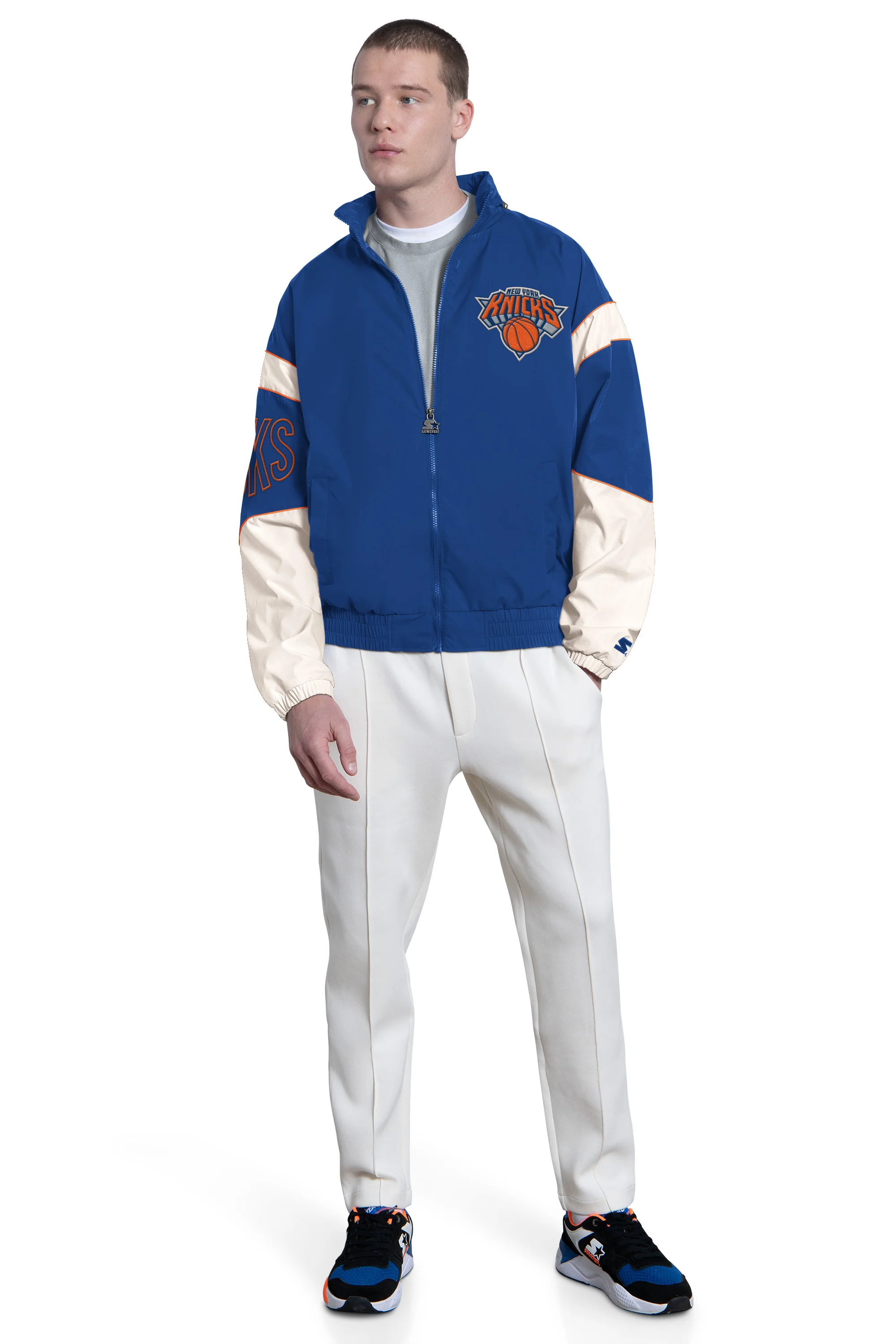 MENS NEW YORK KNICKS THE GUST FULL ZIP JACKET - Image 4