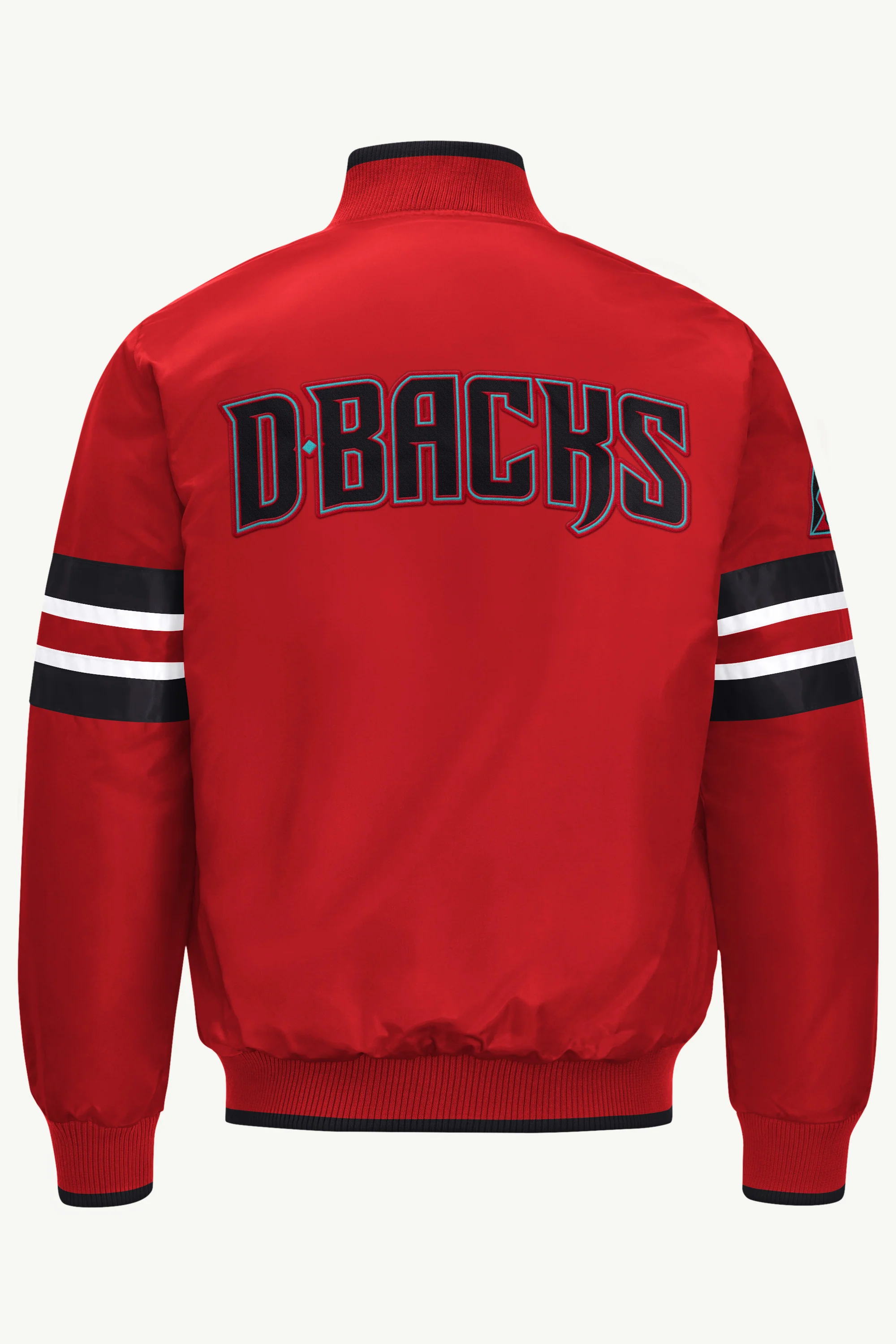 MENS ARIZONA DIAMONDBACKS SATIN VARSITY JACKET - Image 2