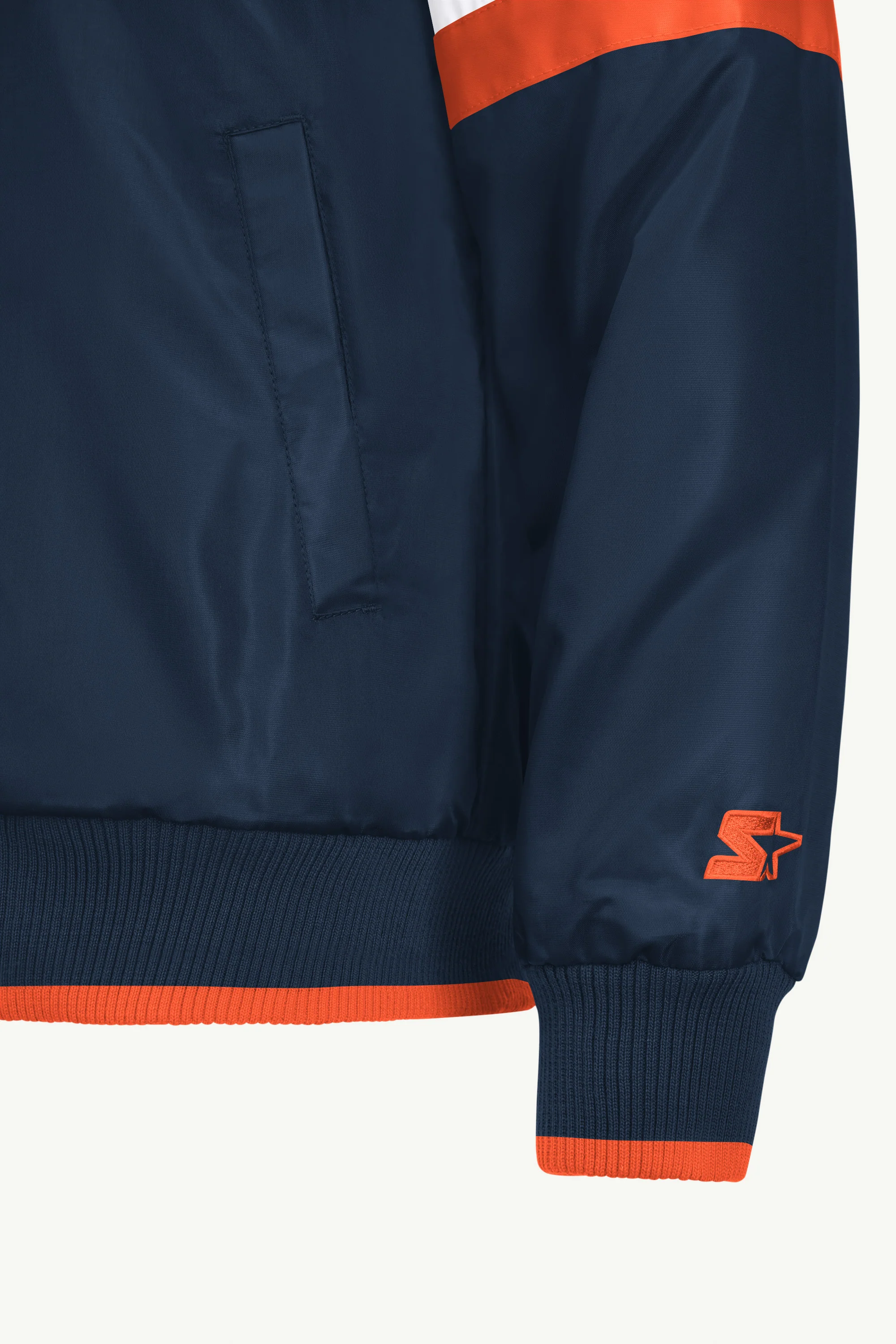 MENS HOUSTON ASTROS SATIN VARSITY JACKET - Image 4
