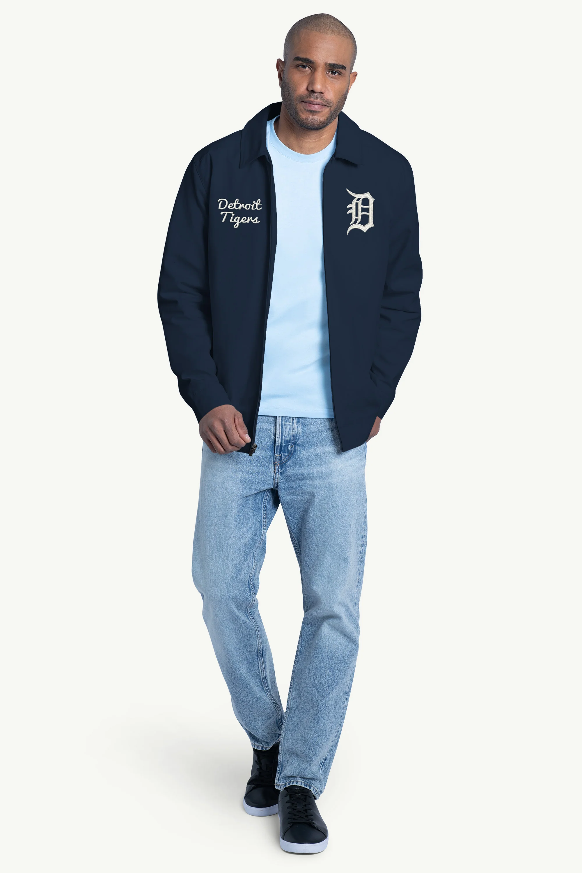 MENS DETROIT TIGERS FRANCHISE FULL ZIP JACKET - Image 3