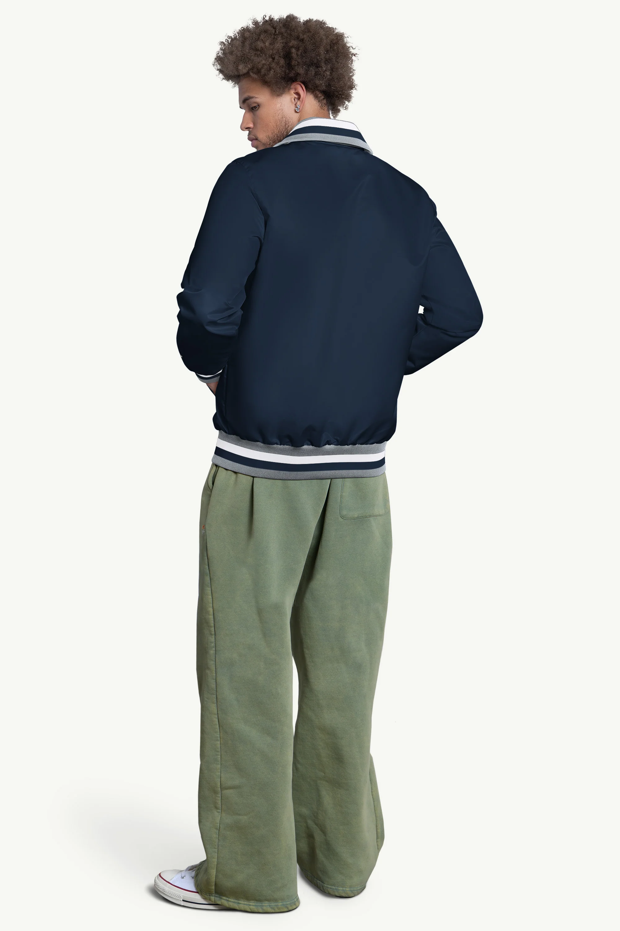 MENS NEW YORK YANKEES CAPTAIN VARSITY JACKET - Image 2