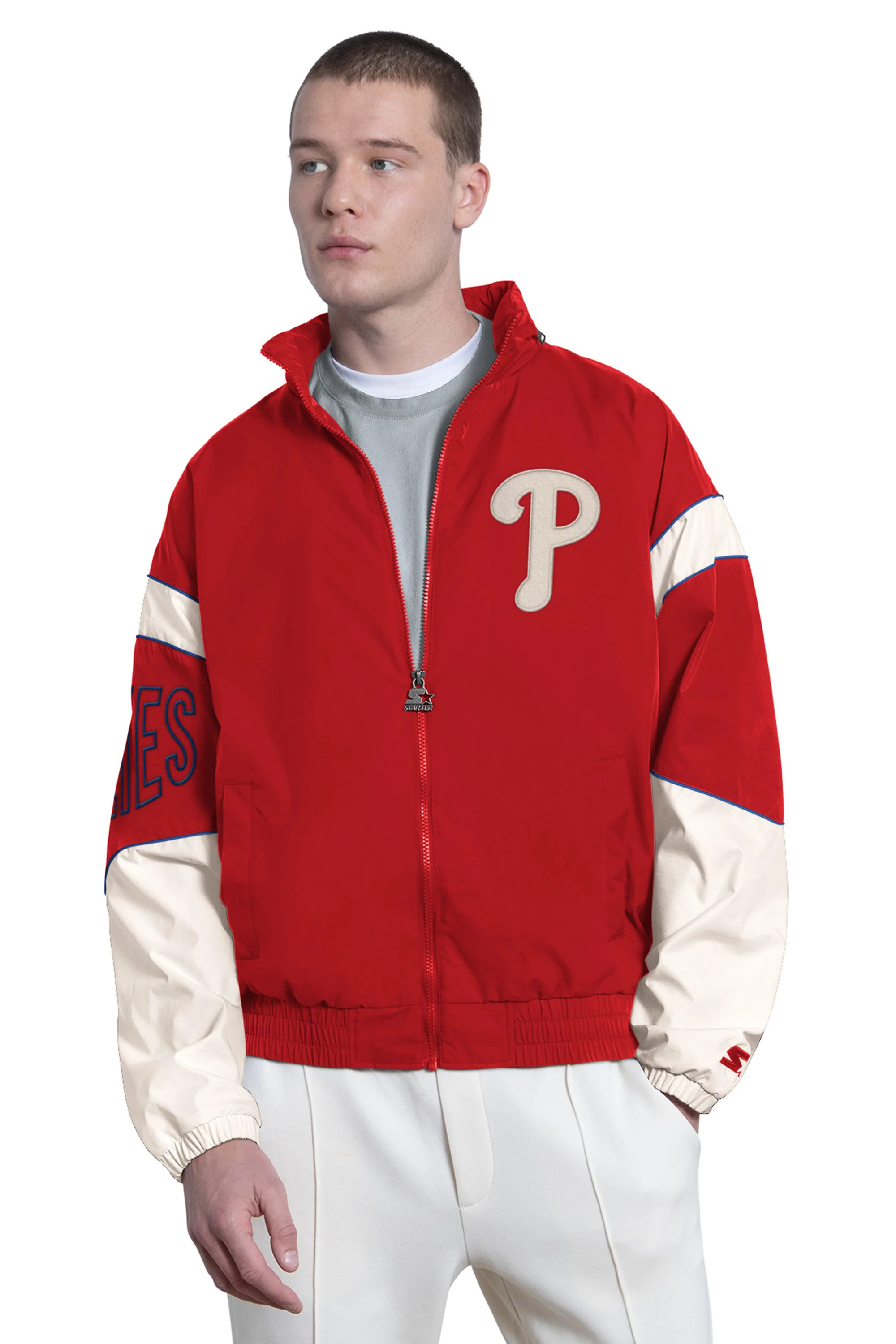 MENS PHILADELPHIA PHILLIES GUST FULL ZIP JACKET