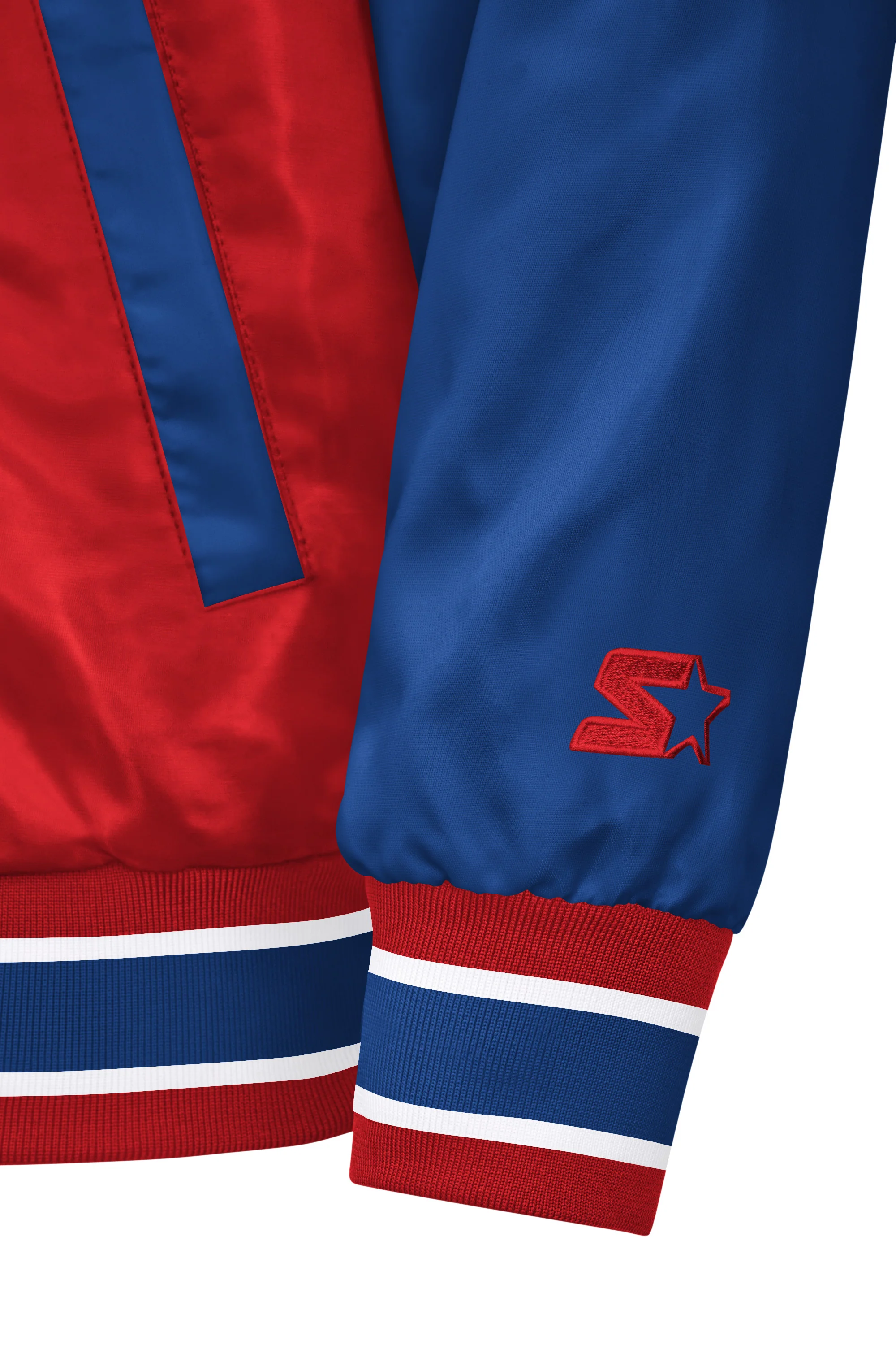 MENS MIAMI MARLINS SATIN VARSITY JACKET - Image 4