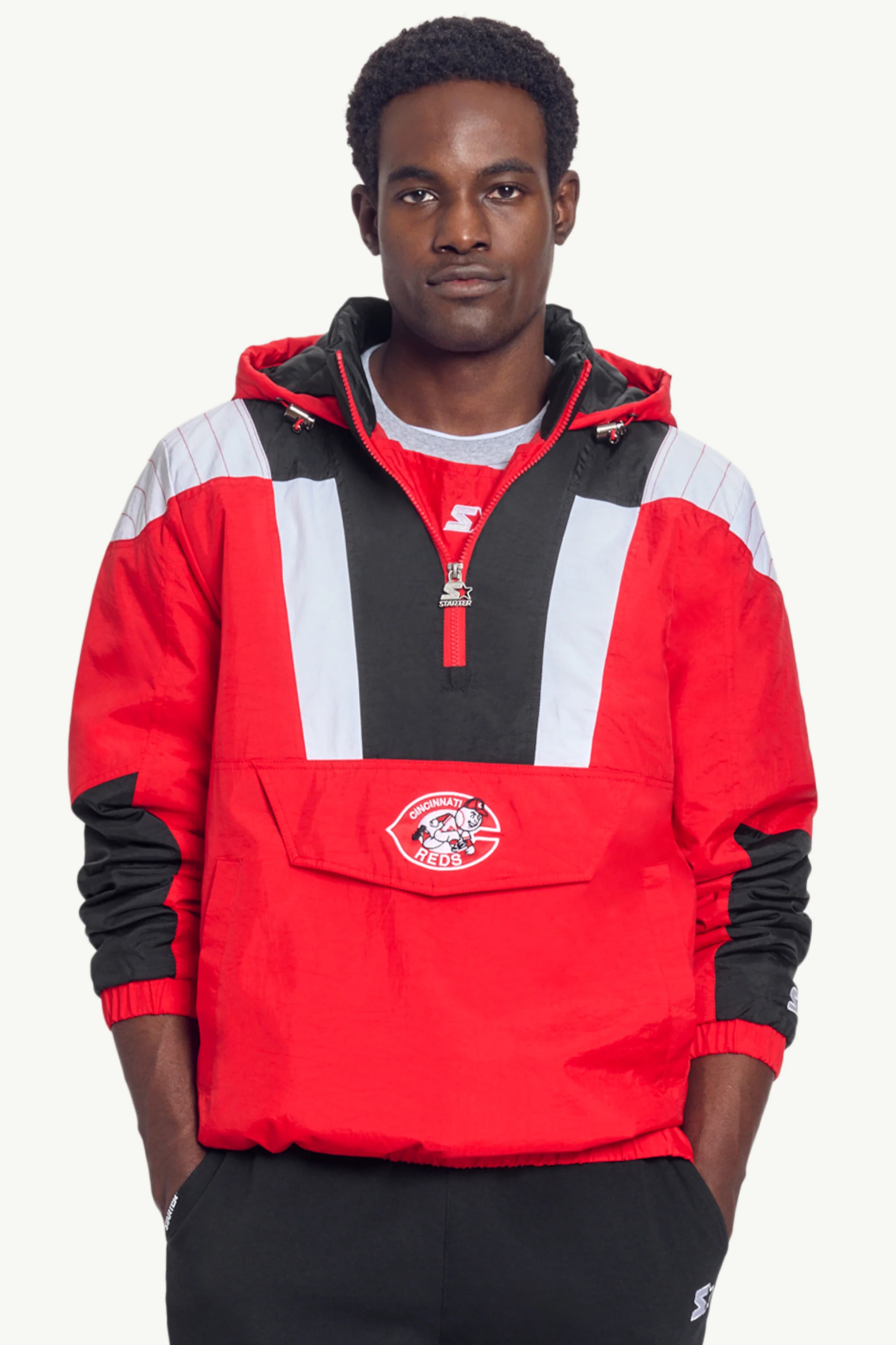 MENS CINCINNATI REDS WINDBREAKER
